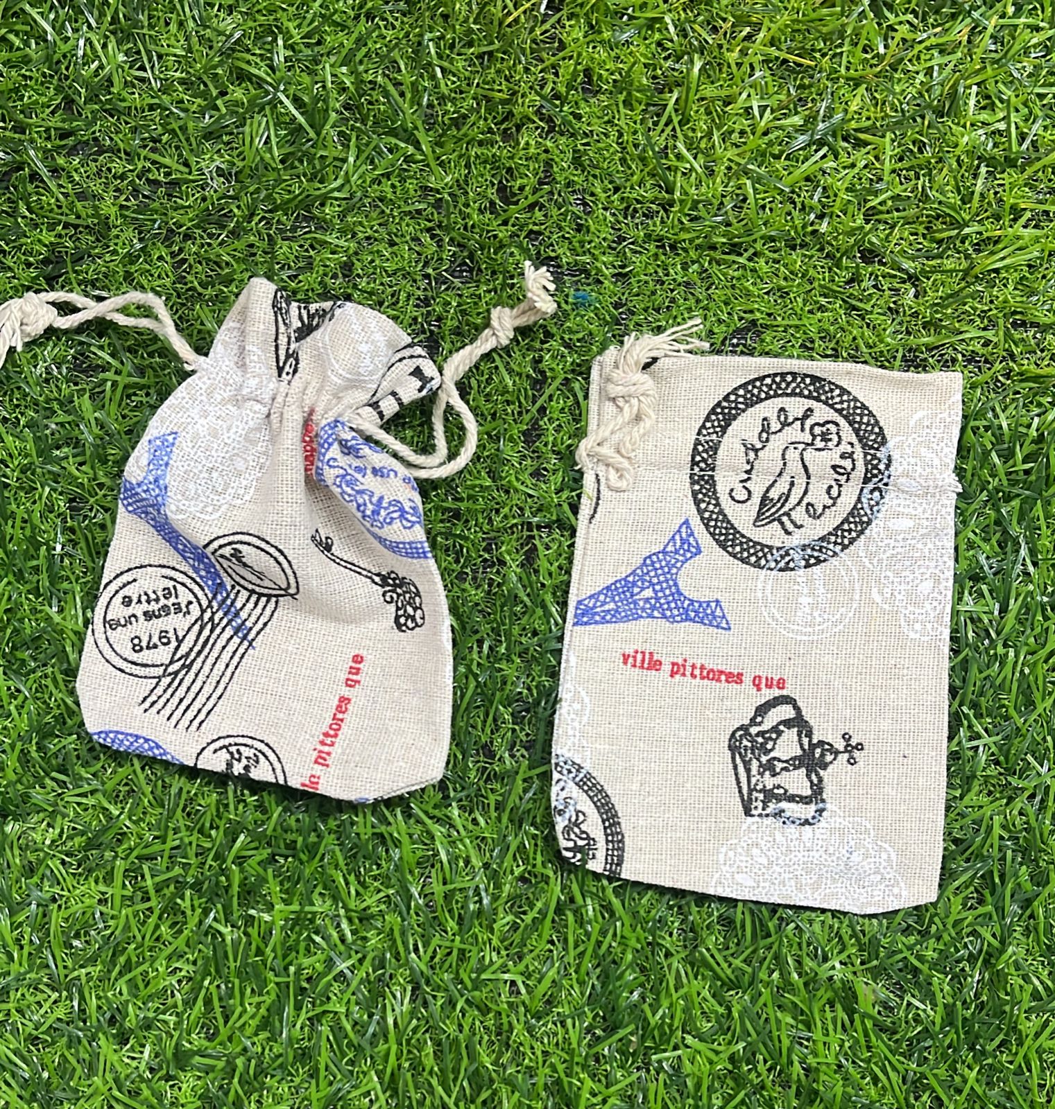 Design jute polit bag 3 piece in A pack