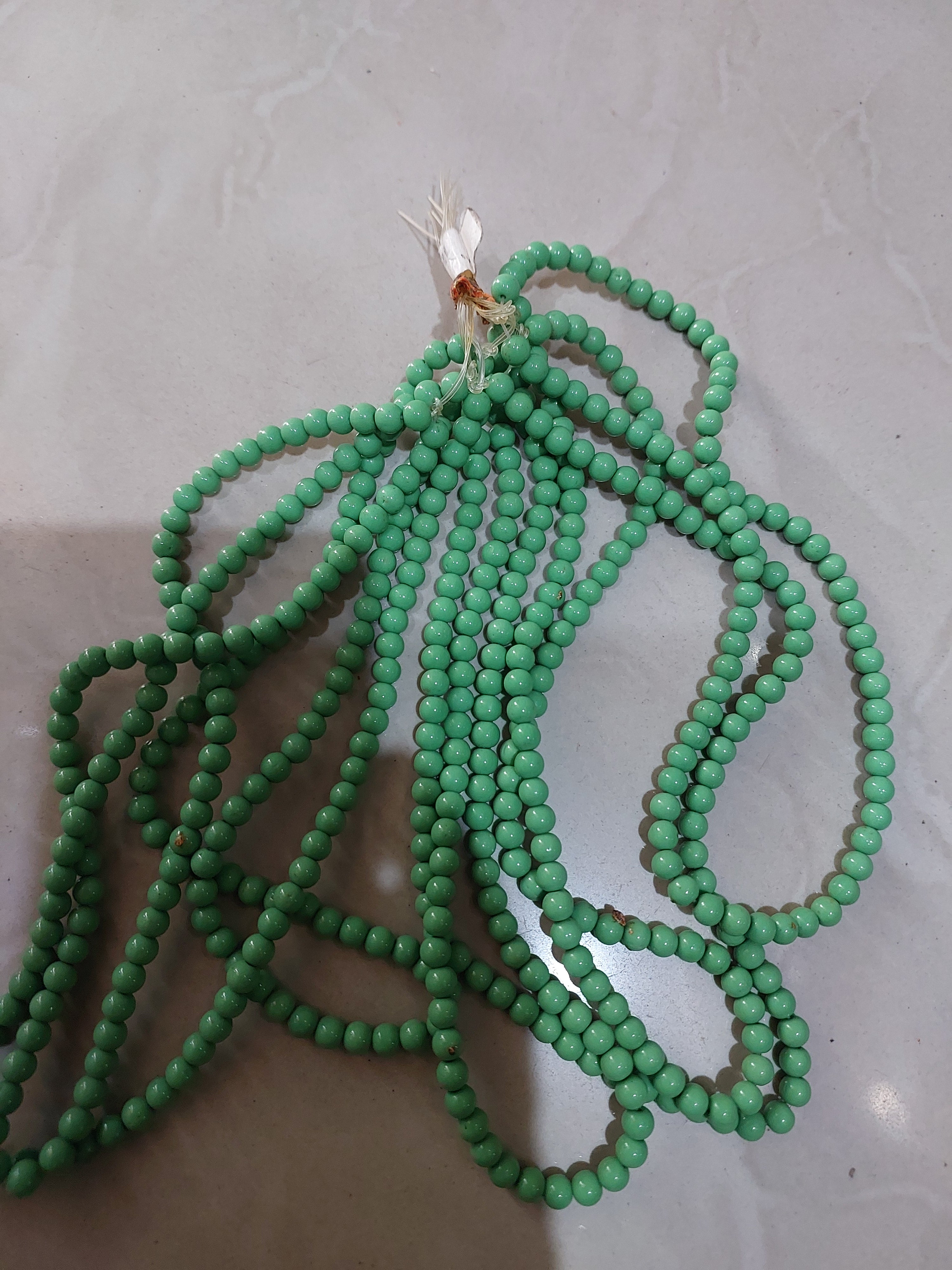 6mm Monolisa beads-60 piece in a string approx-7