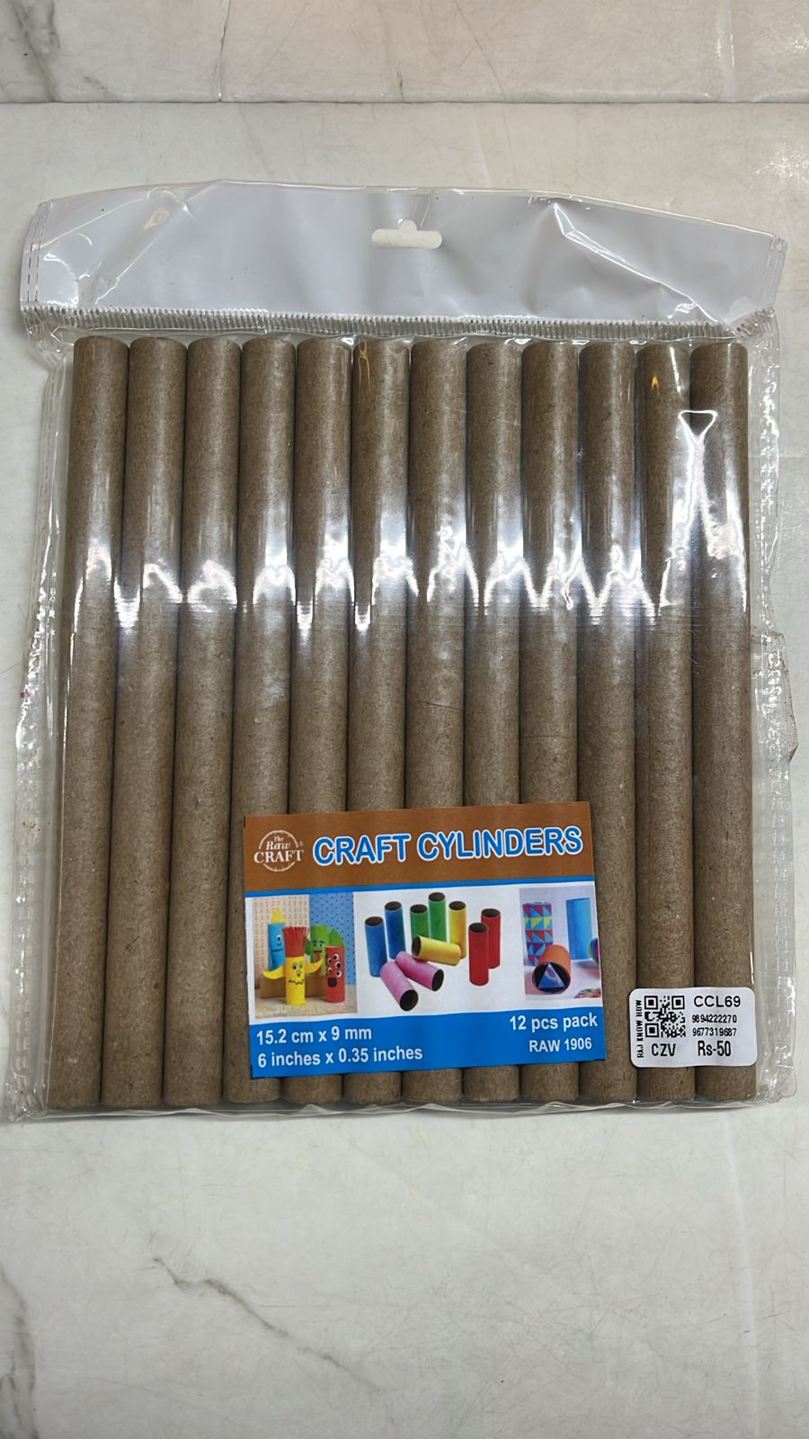 Craft cylinder 12 piece 6inch 9mm_CCL69