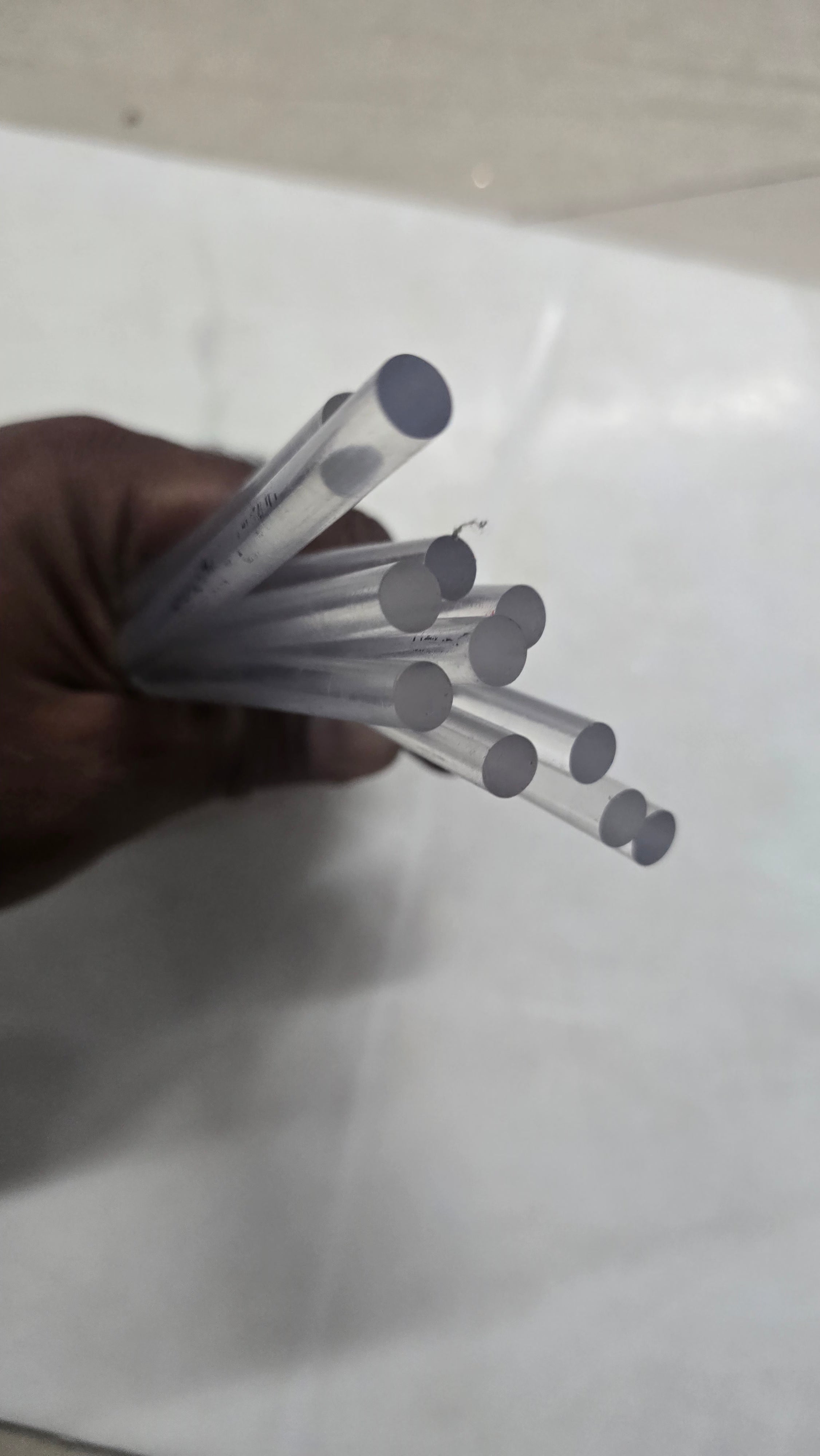 Mini Glue stick transparent 10 piece pack 8mm approx-glsts