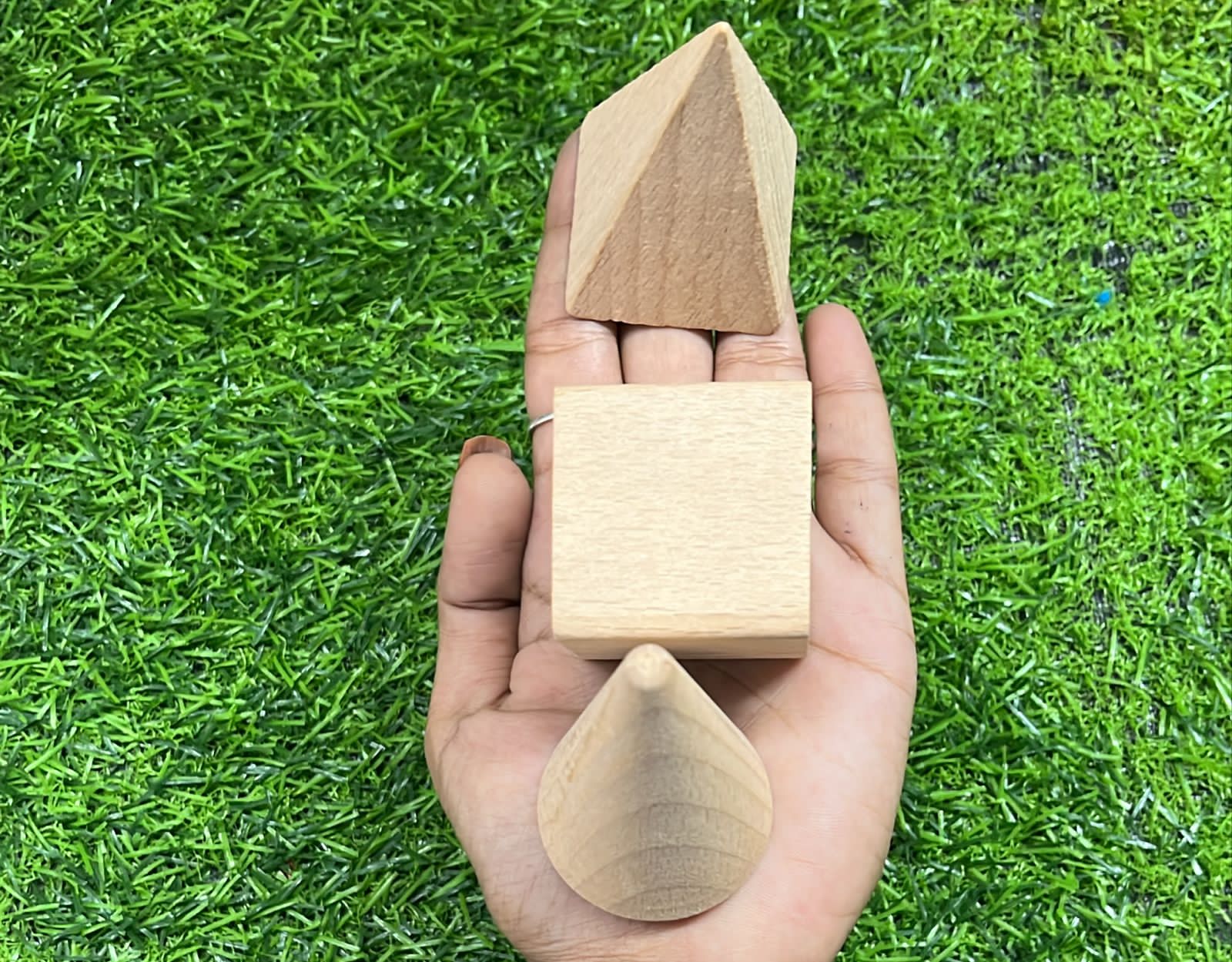 Wooden Geomatric 15 shapes  pack-1