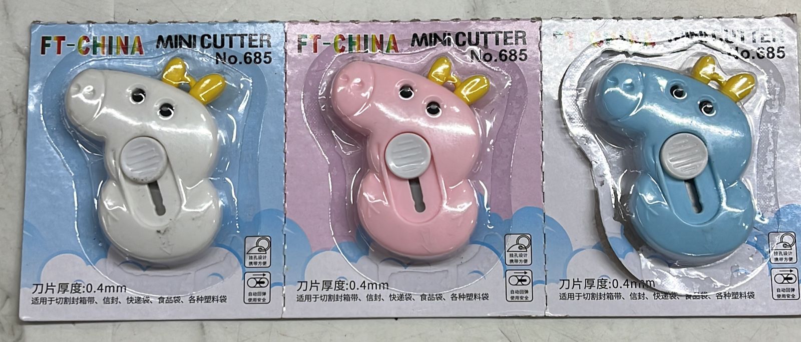 Piggy mini paper cutter -PBMC -3 piece
