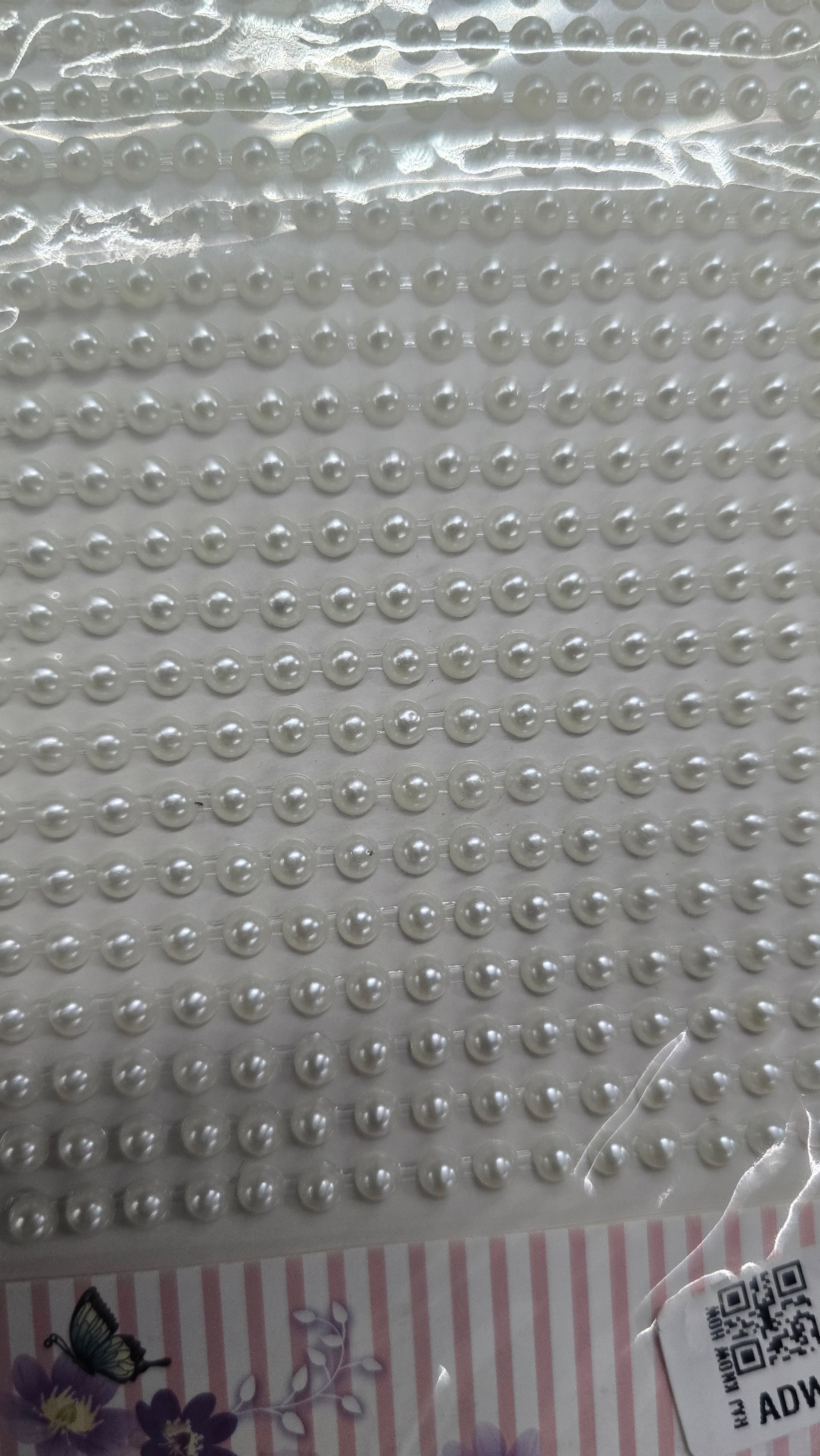 pearl sticker big and small combo each 1 pack