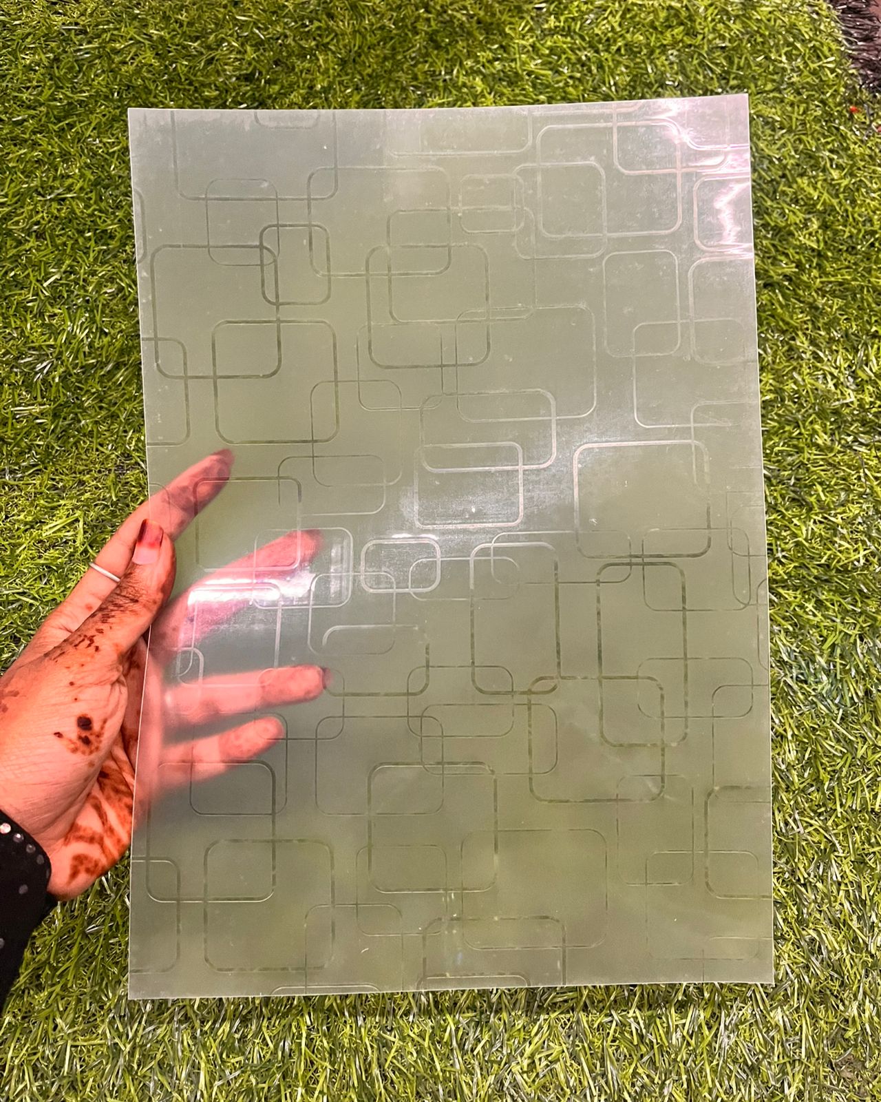 Design plastic sheet a4 size 10 piece