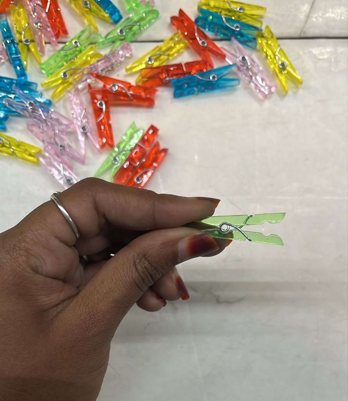 Acrylic clip 50 pieces
