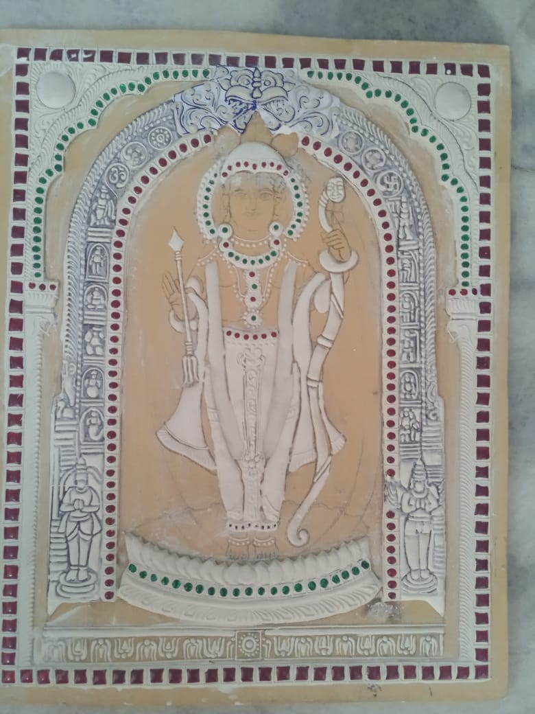 Ram balak tanjore Painting muck board