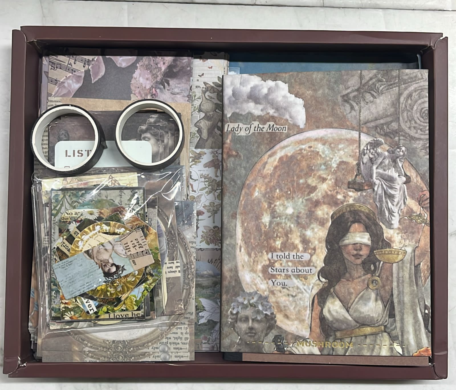 Vintage Journalist craft gift box box set -any 1 set