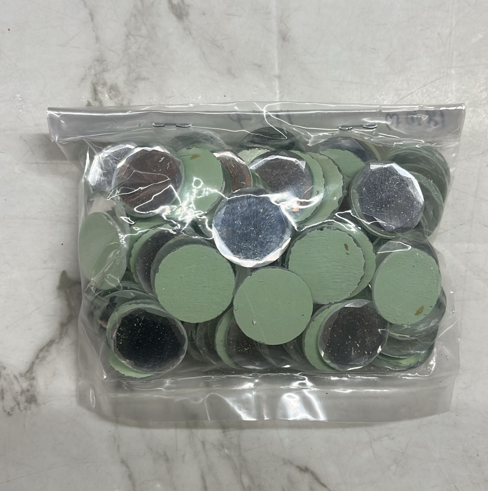 Grey cut roundTanjore Painting Jaipur Kundan stones-50 stones in a pack