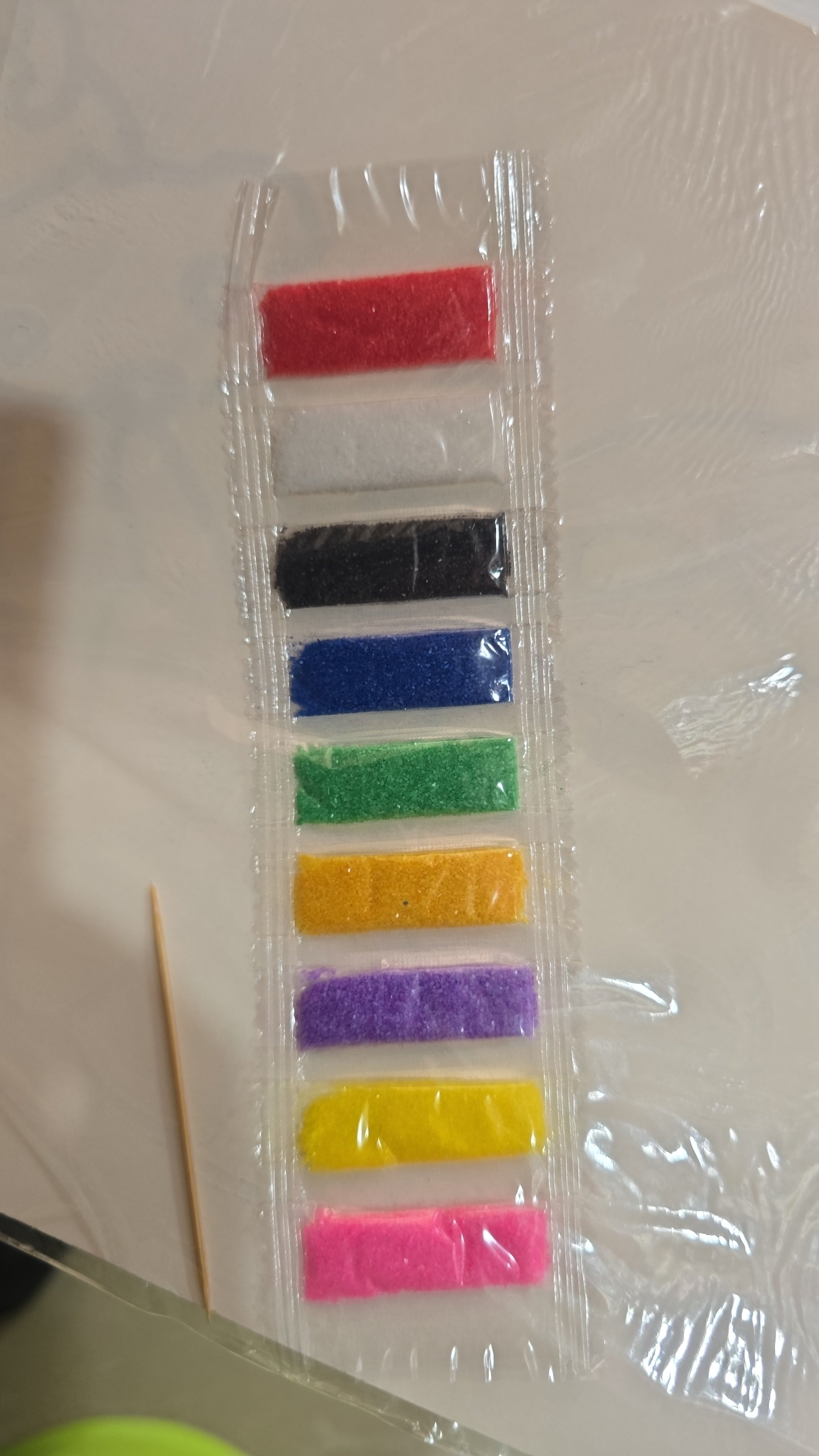 Sand art kit in paper-6 piece (designs will vary while ordering) -sd30