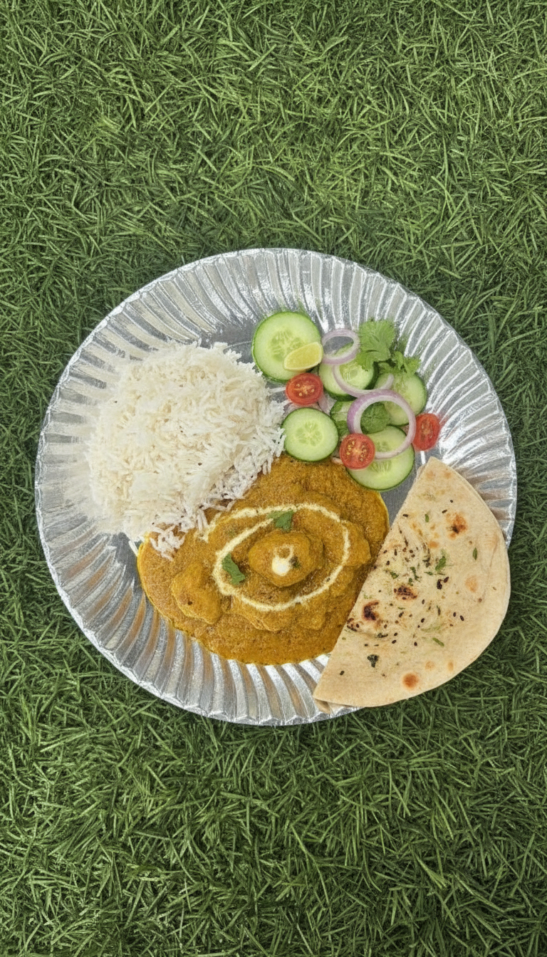 Silver use and throw paper plates -50 plates pack