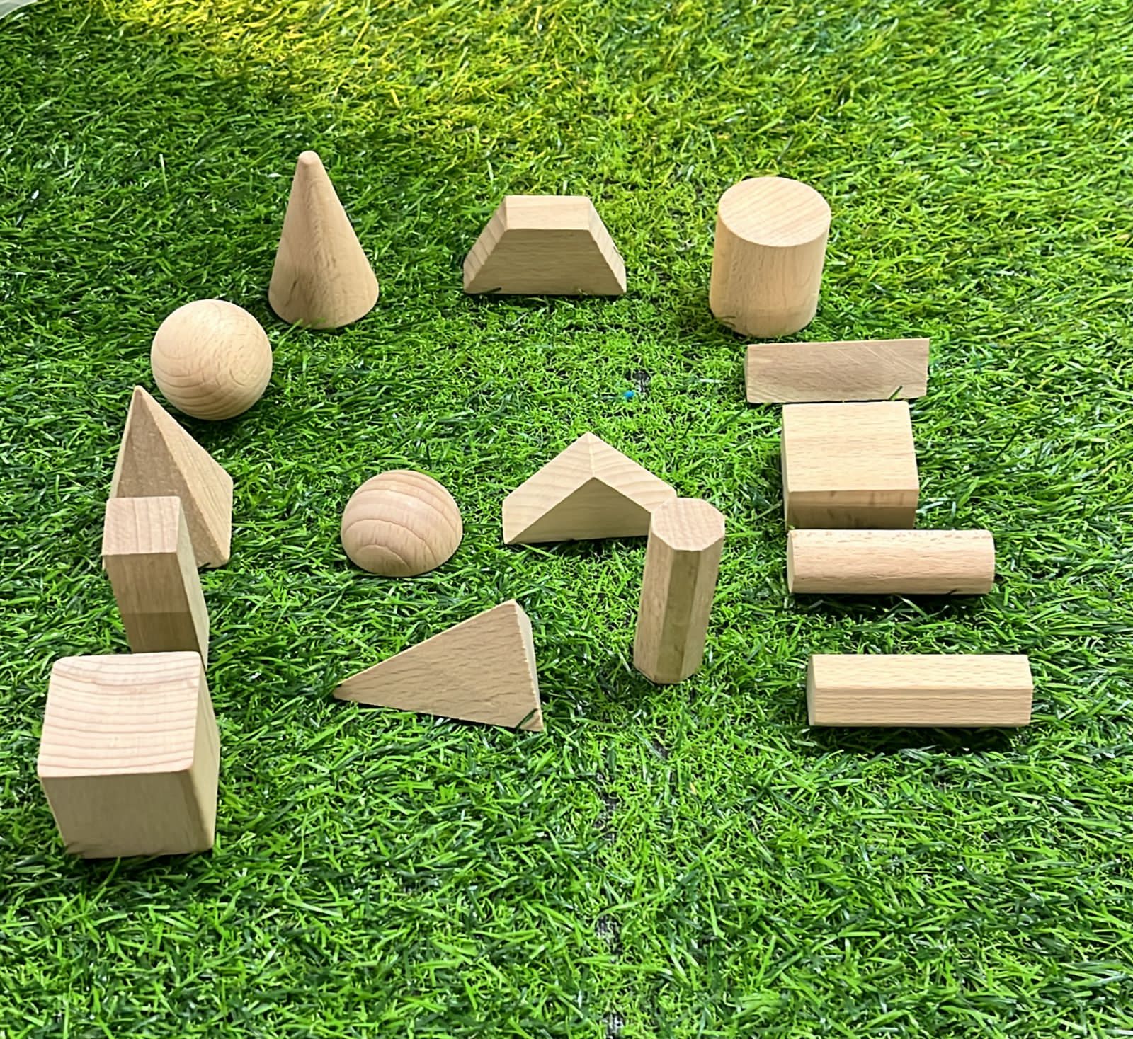 Wooden Geomatric 15 shapes  pack-1
