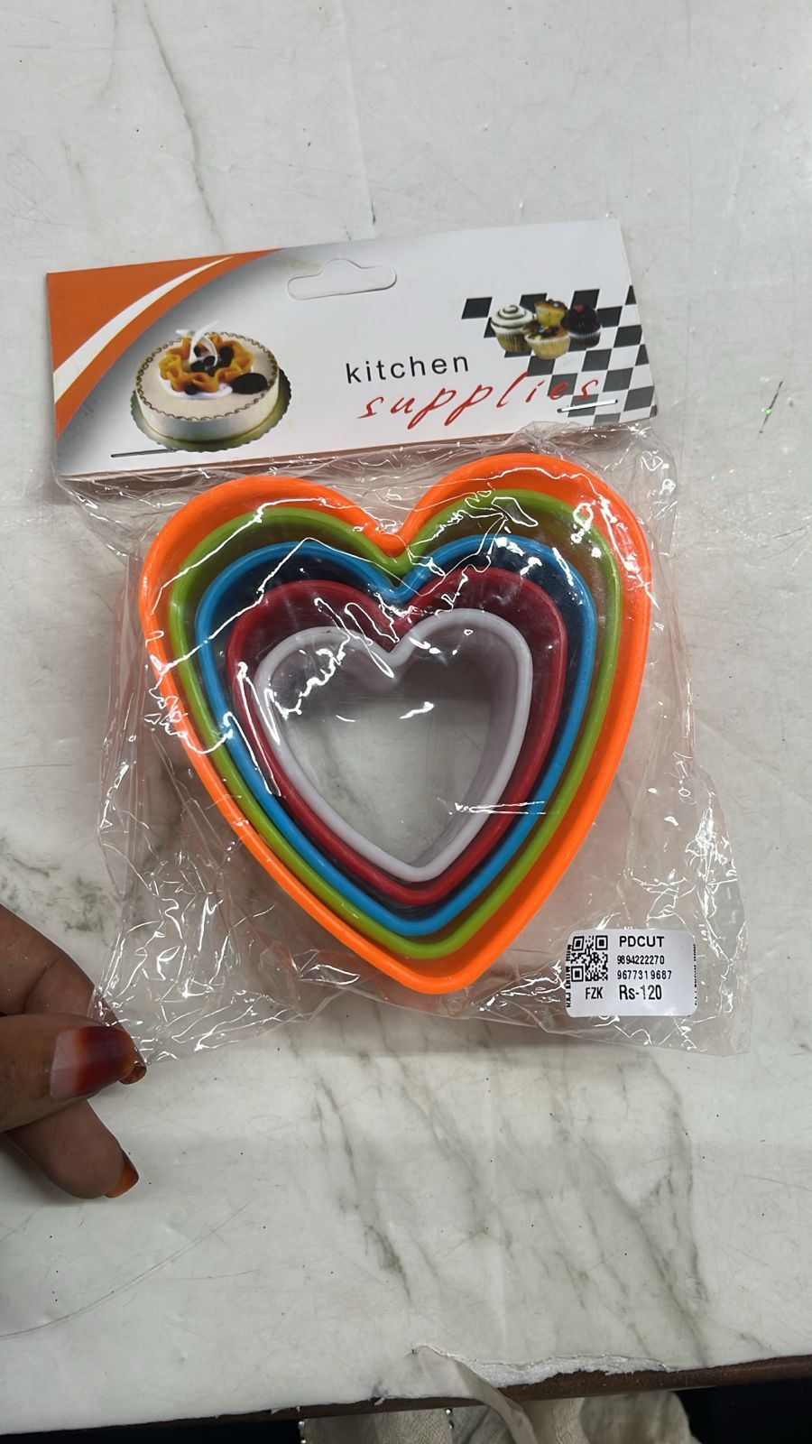 Heart Plastic Designer cutter 1 set-PDCUT