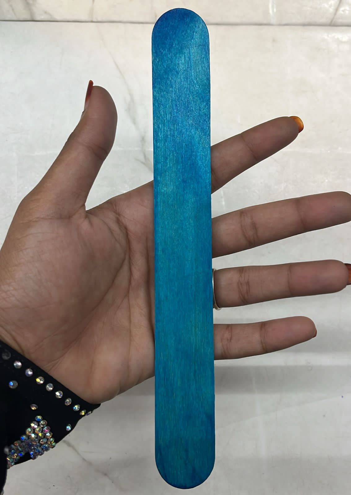 Colour and wooden popsicles