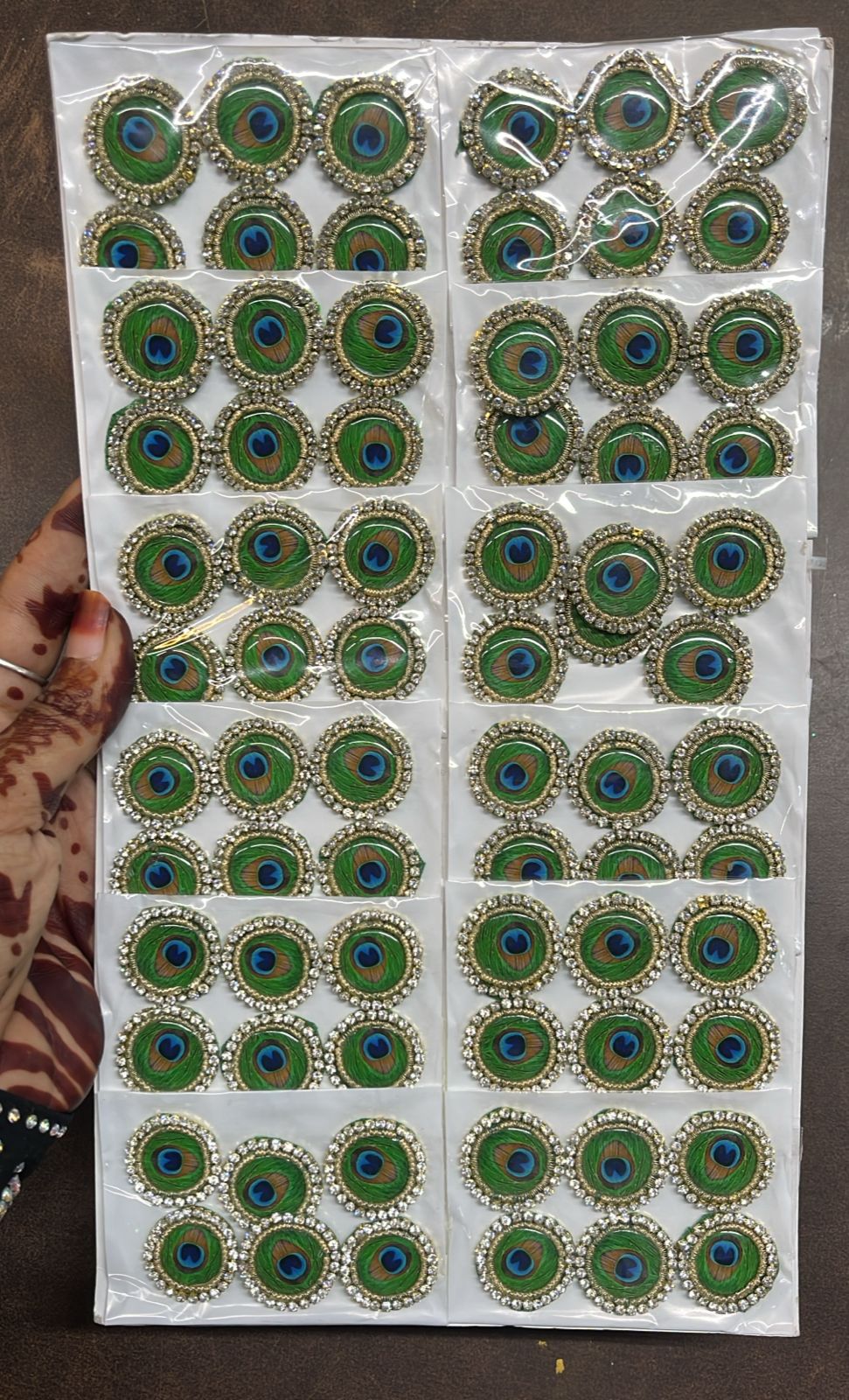 JEWEL PEACOCK BOOTI Medium 6 piece-JPBM