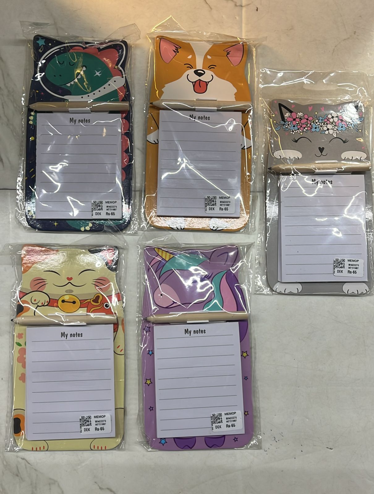 Memo Pad 1 piece-MEMOP