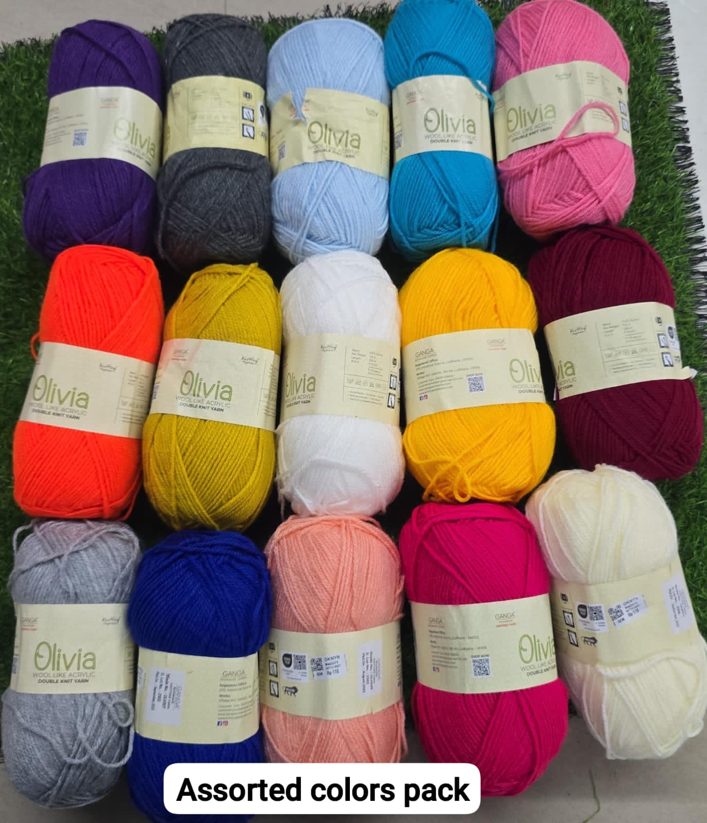 Double knit yarn-5 piece _DKNYN