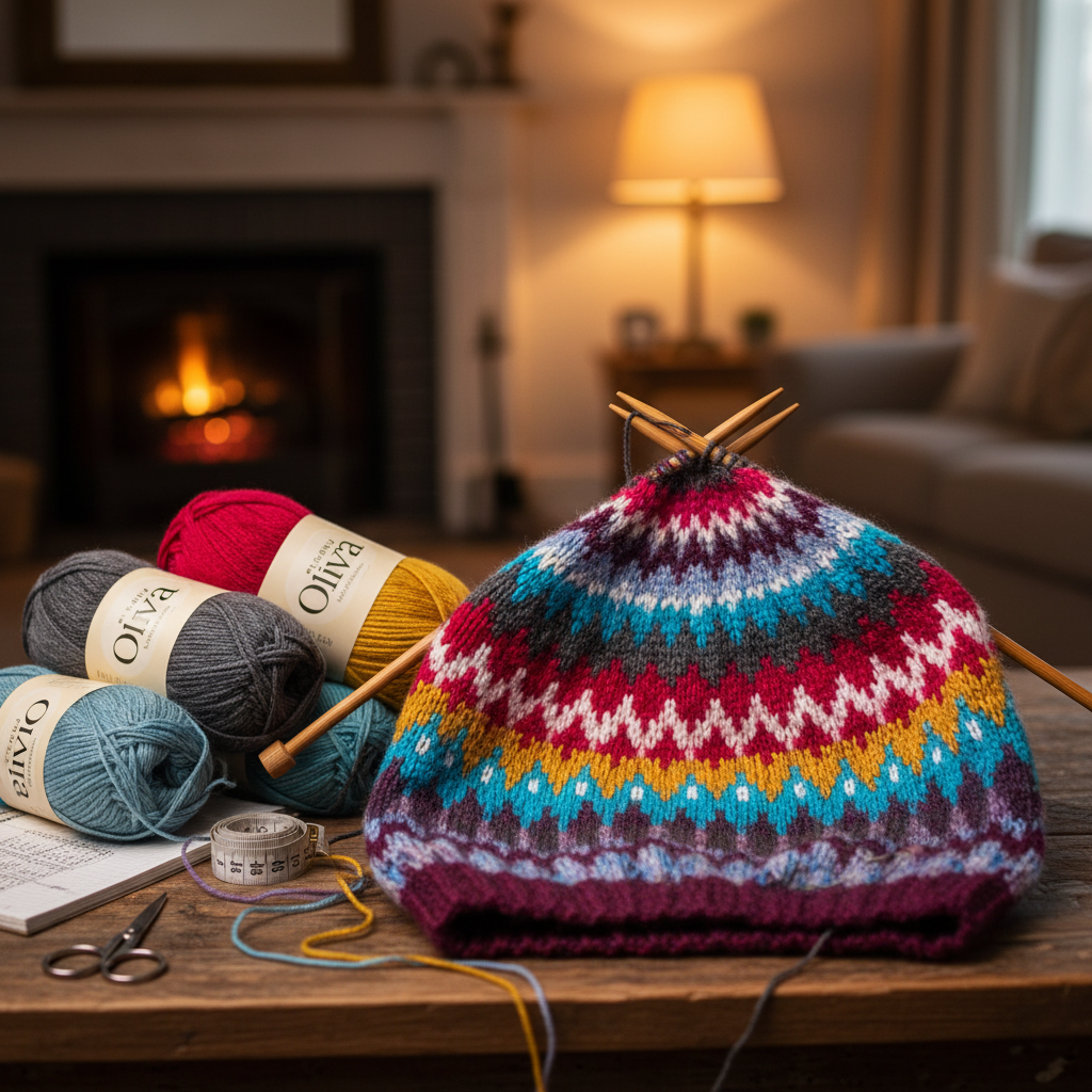 Double knit yarn assorted 5 colors set  _DKNYN