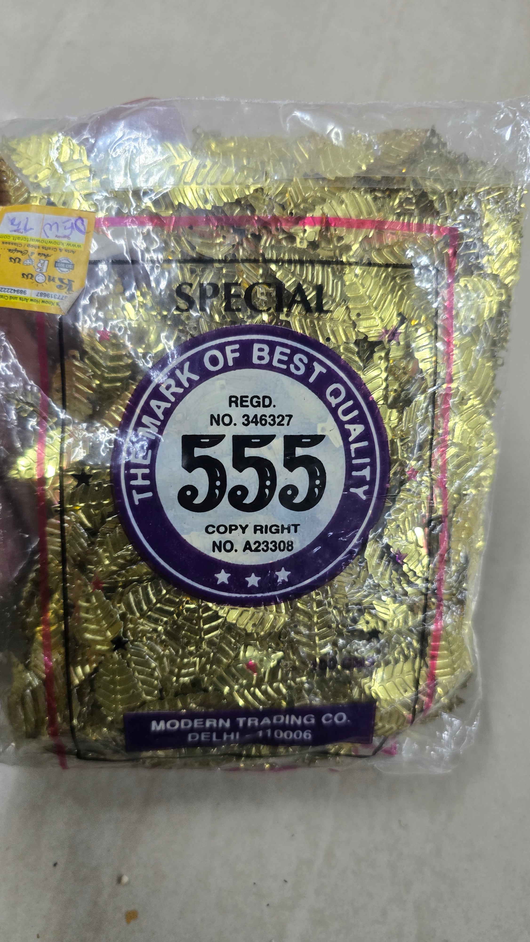 gold leaf sequence 555 -1pack- 100g