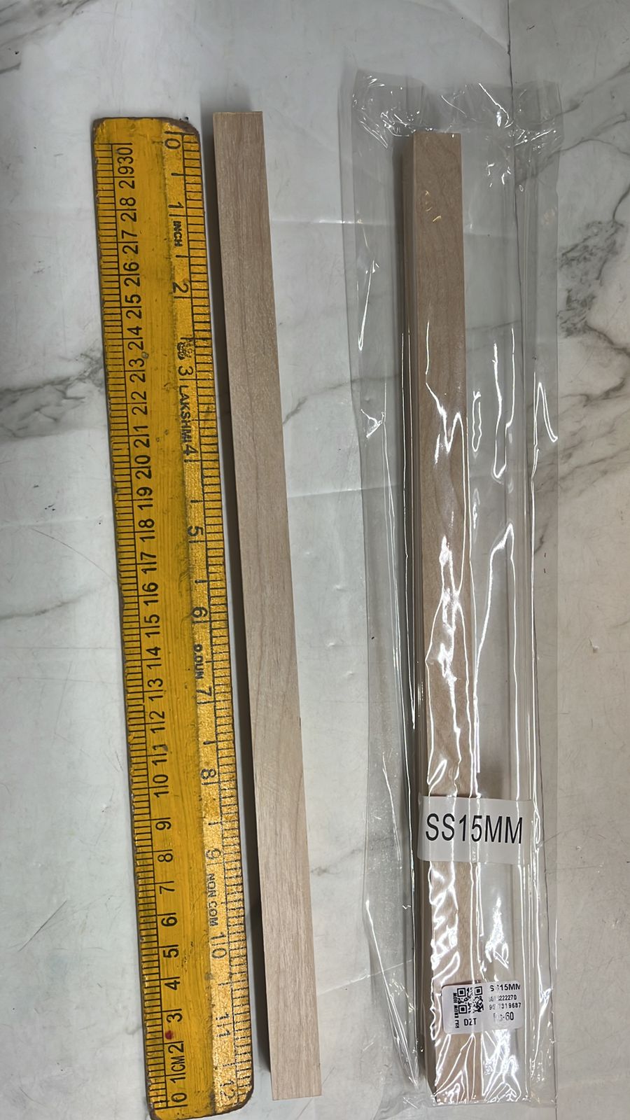 Wooden stick square for craft project