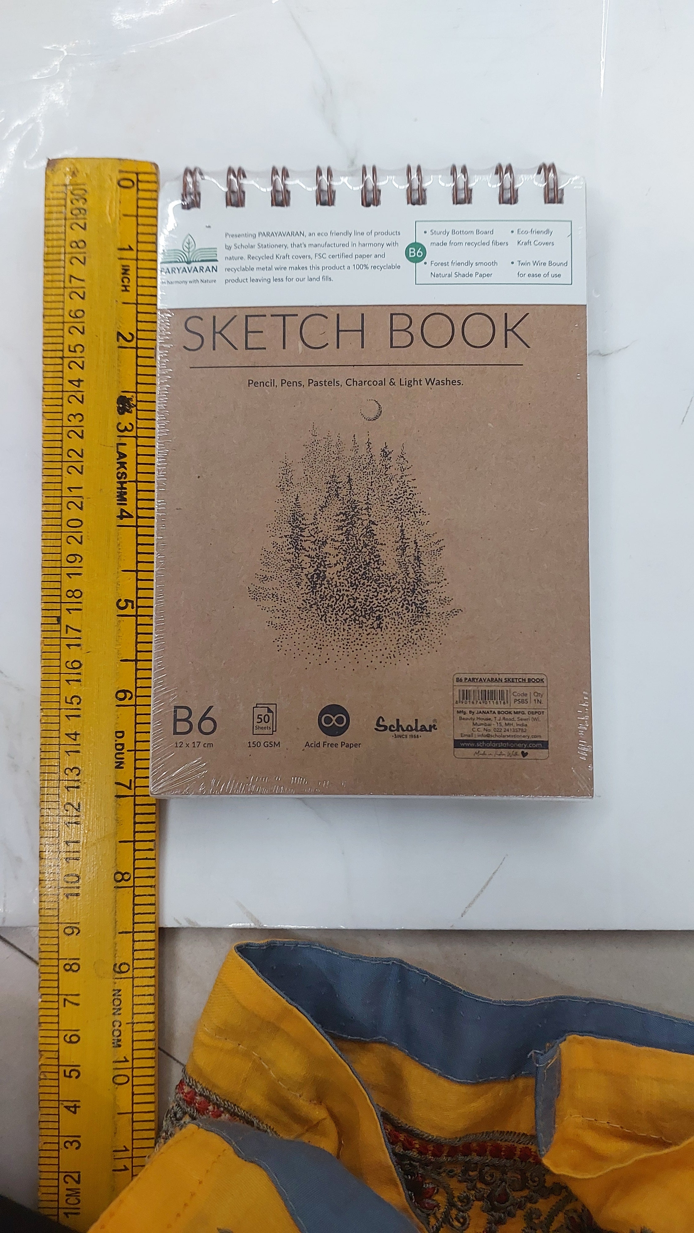 Scholar sketch book B6-150gsm