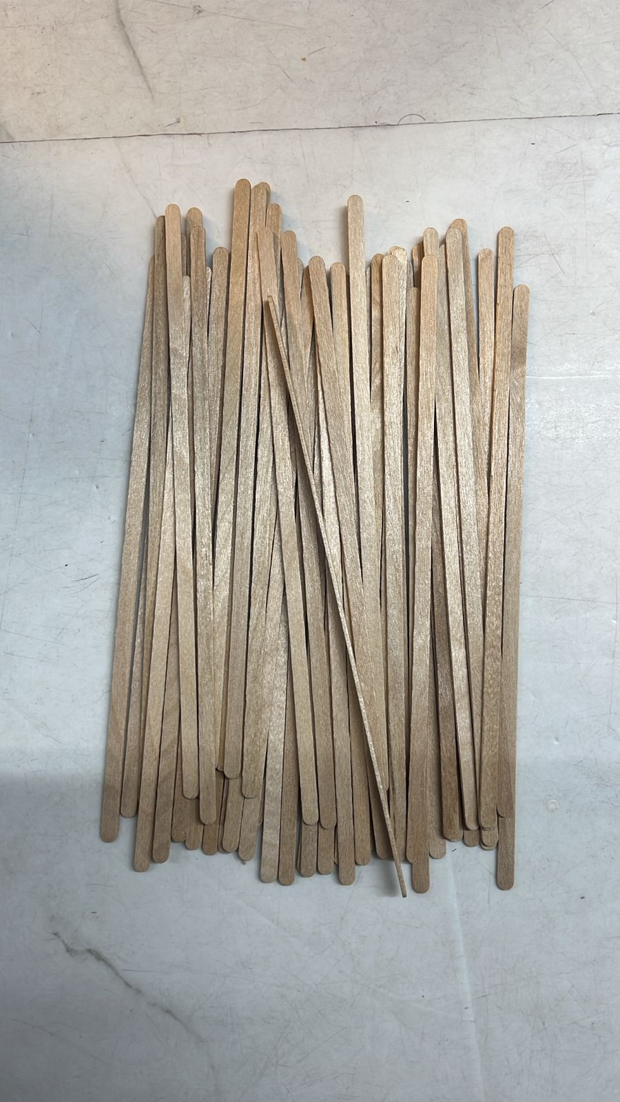 Long wooden popsicles 40 piece pack-ITP