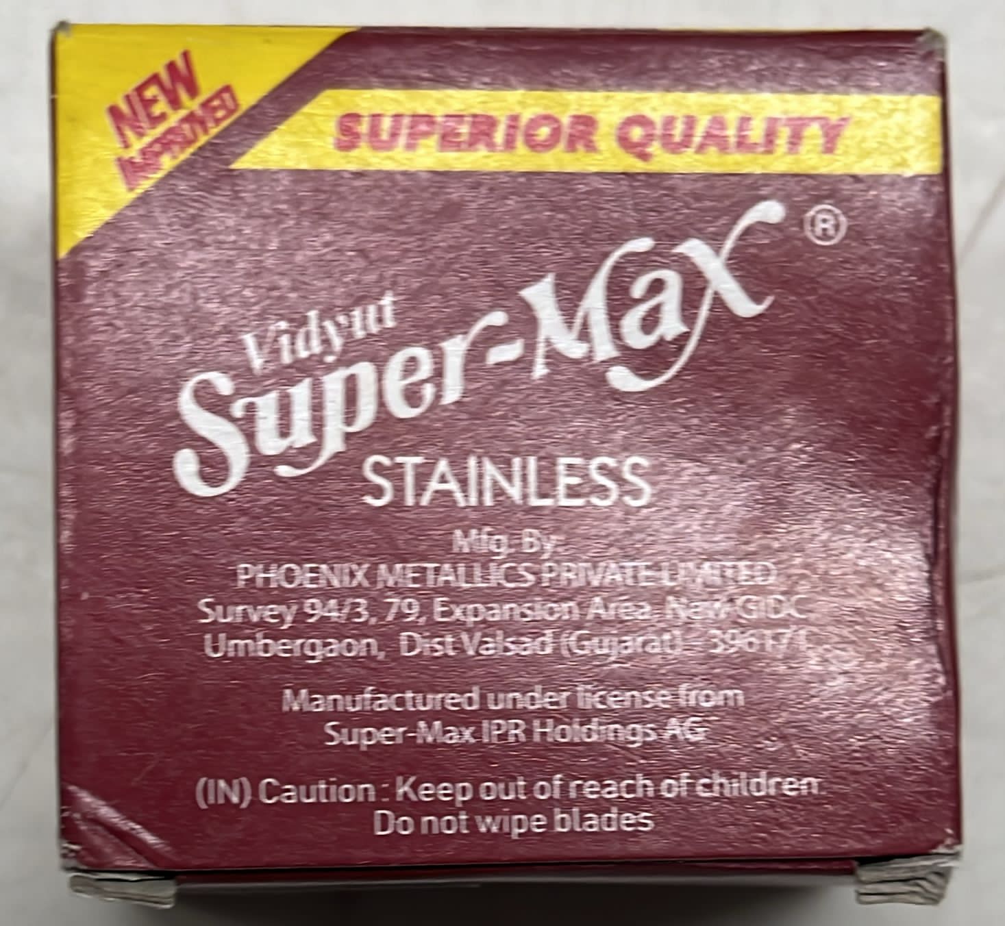 Super -Max Stainless Blades