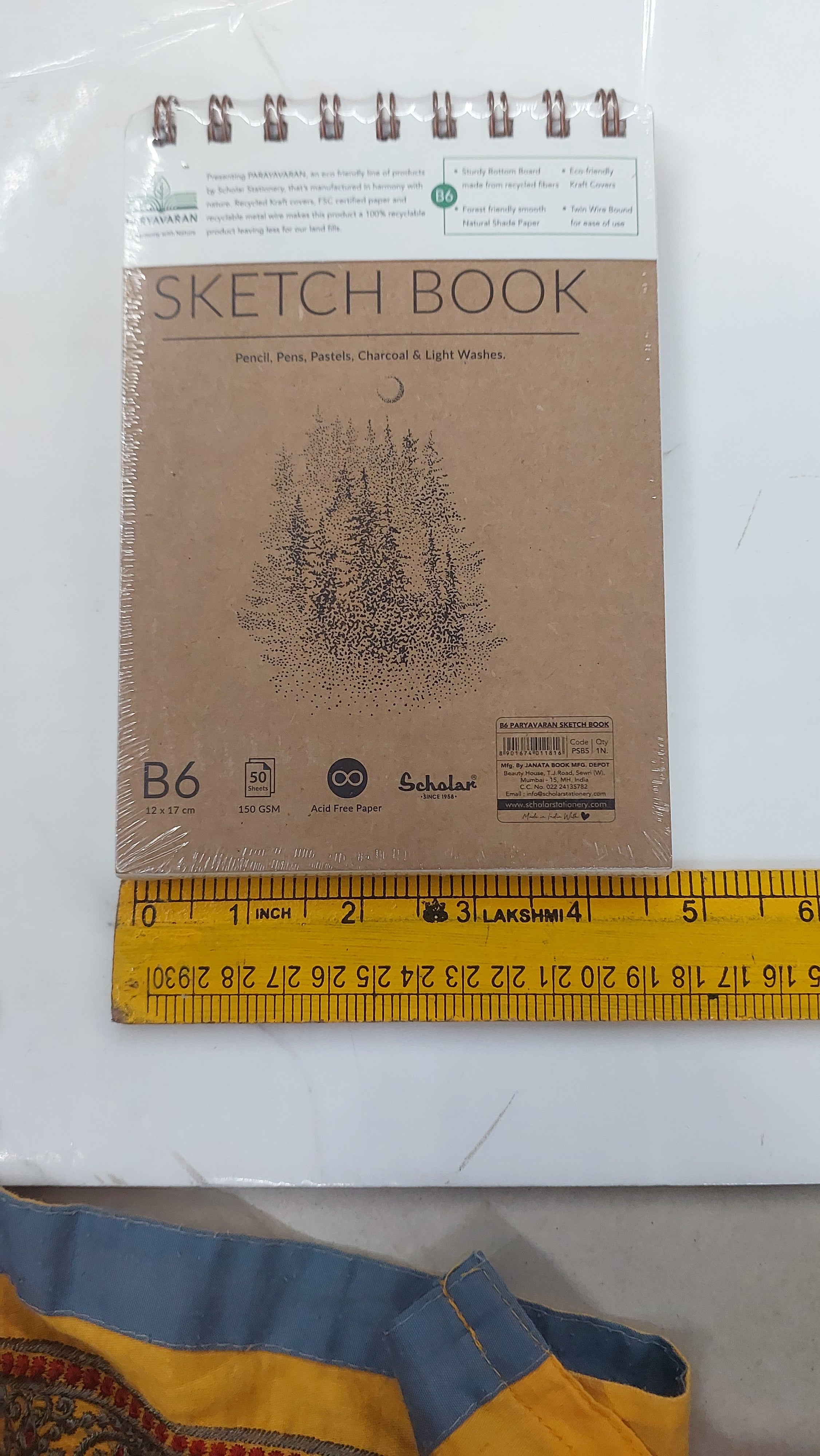 Scholar sketch book B6-150gsm