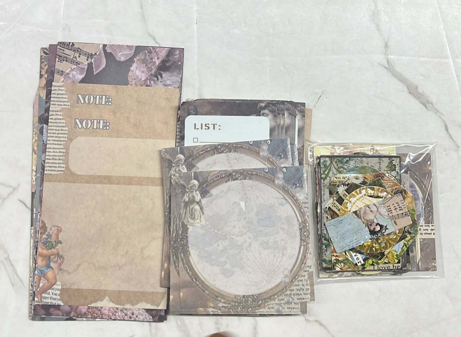 Vintage Journalist craft gift box box set -any 1 set