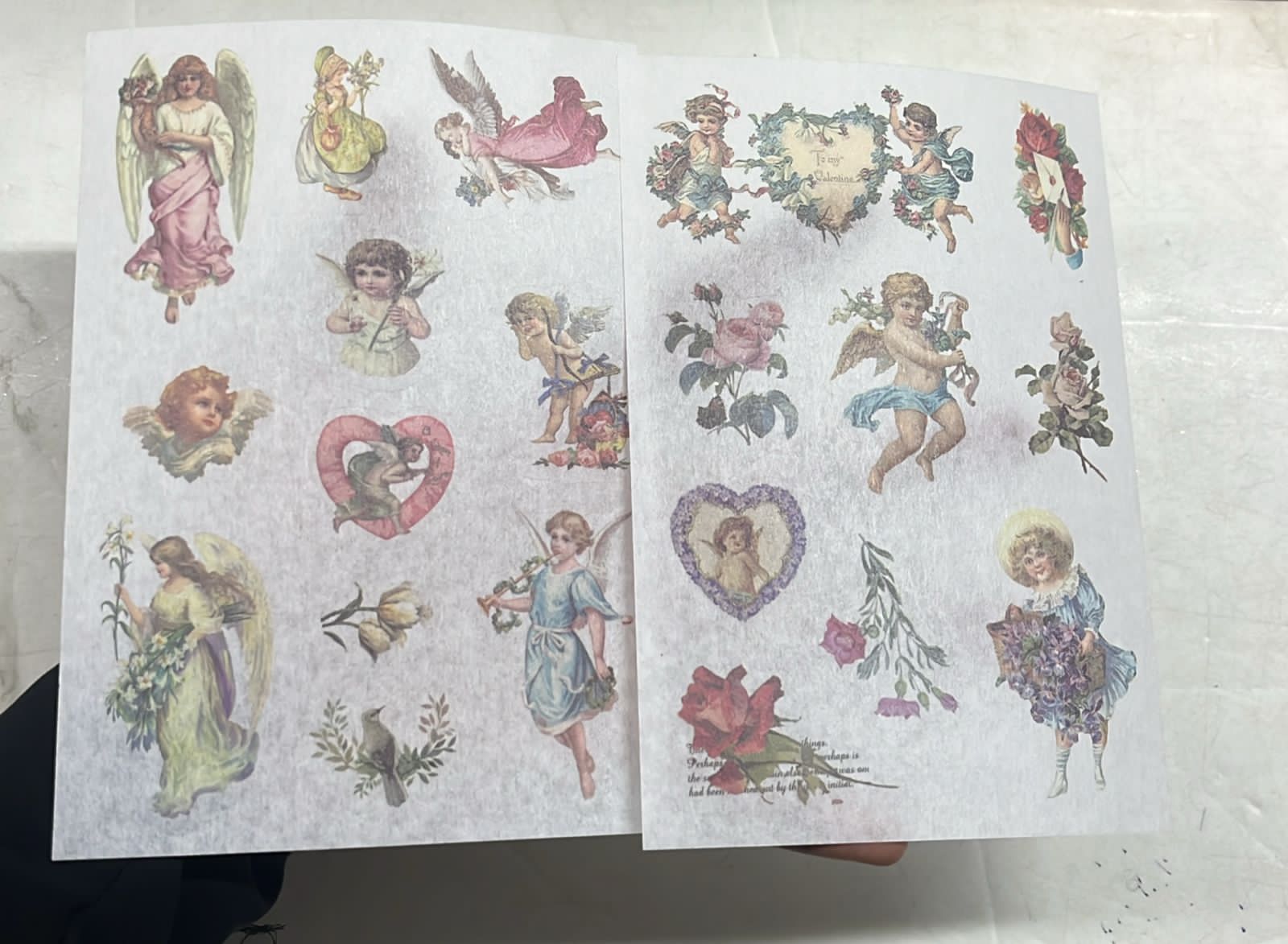 Vintage Journalist craft gift box box set -any 1 set