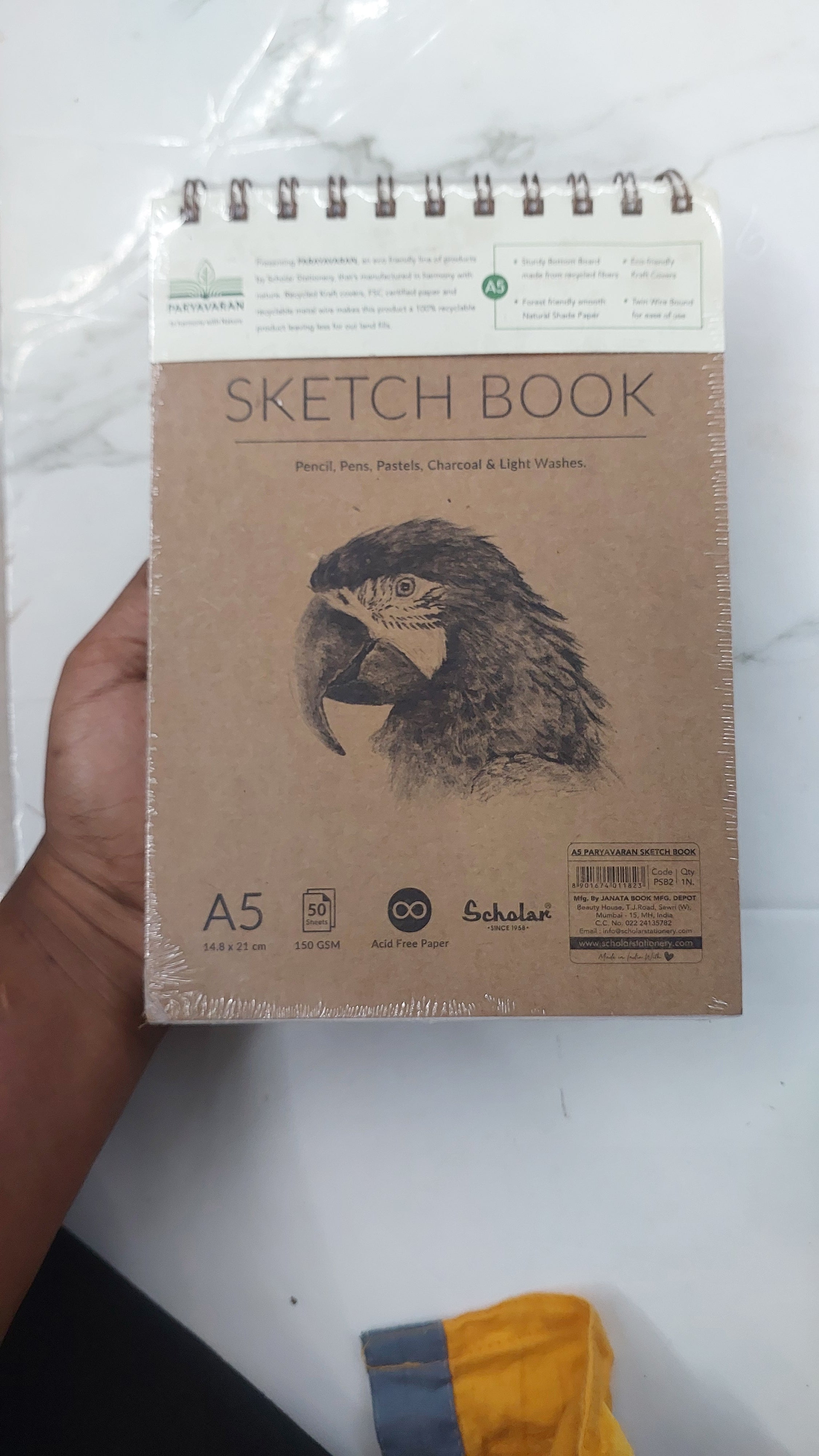 Scholar sketch book A5-150 gsm
