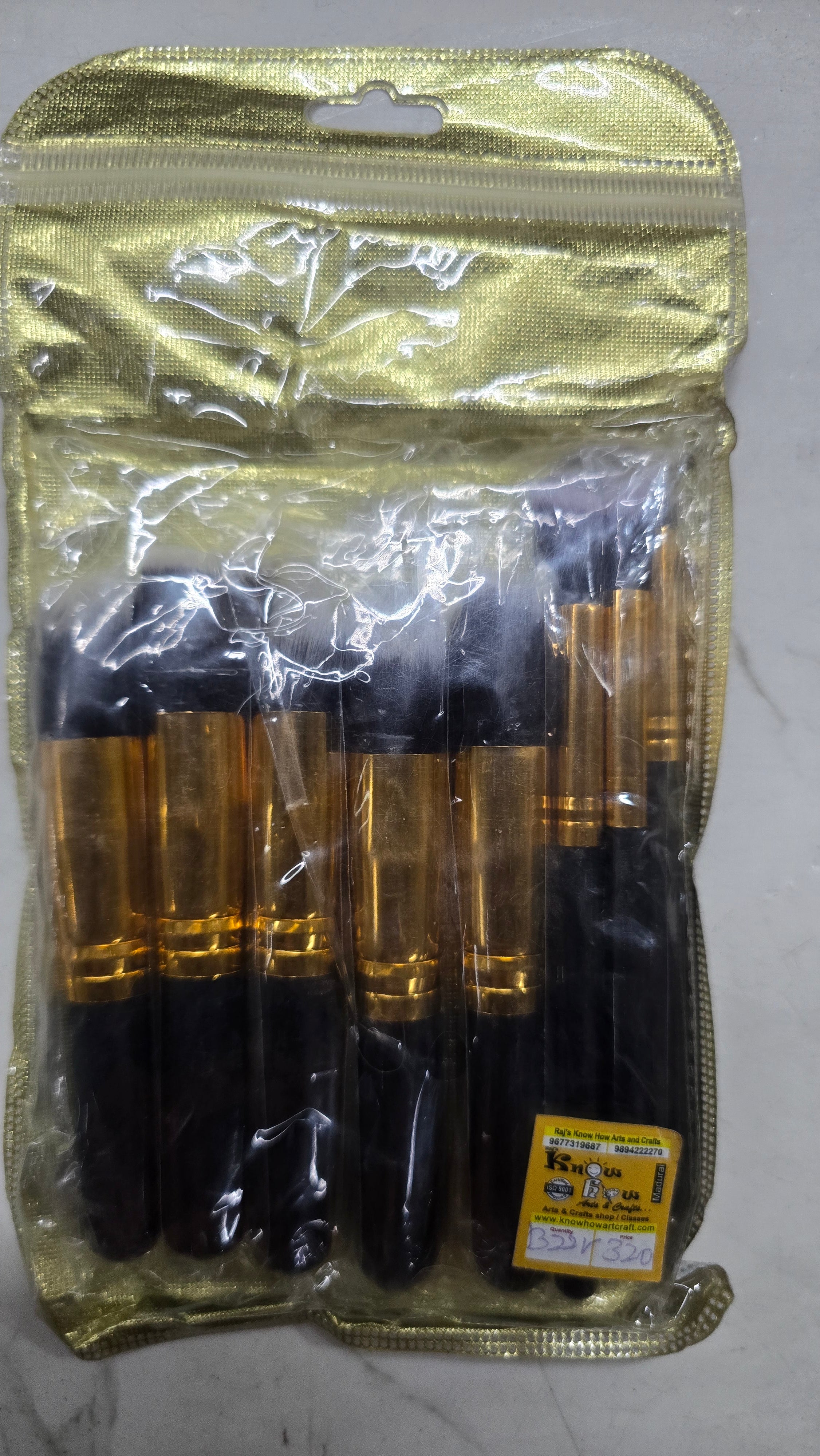 Pencil sketching brush set