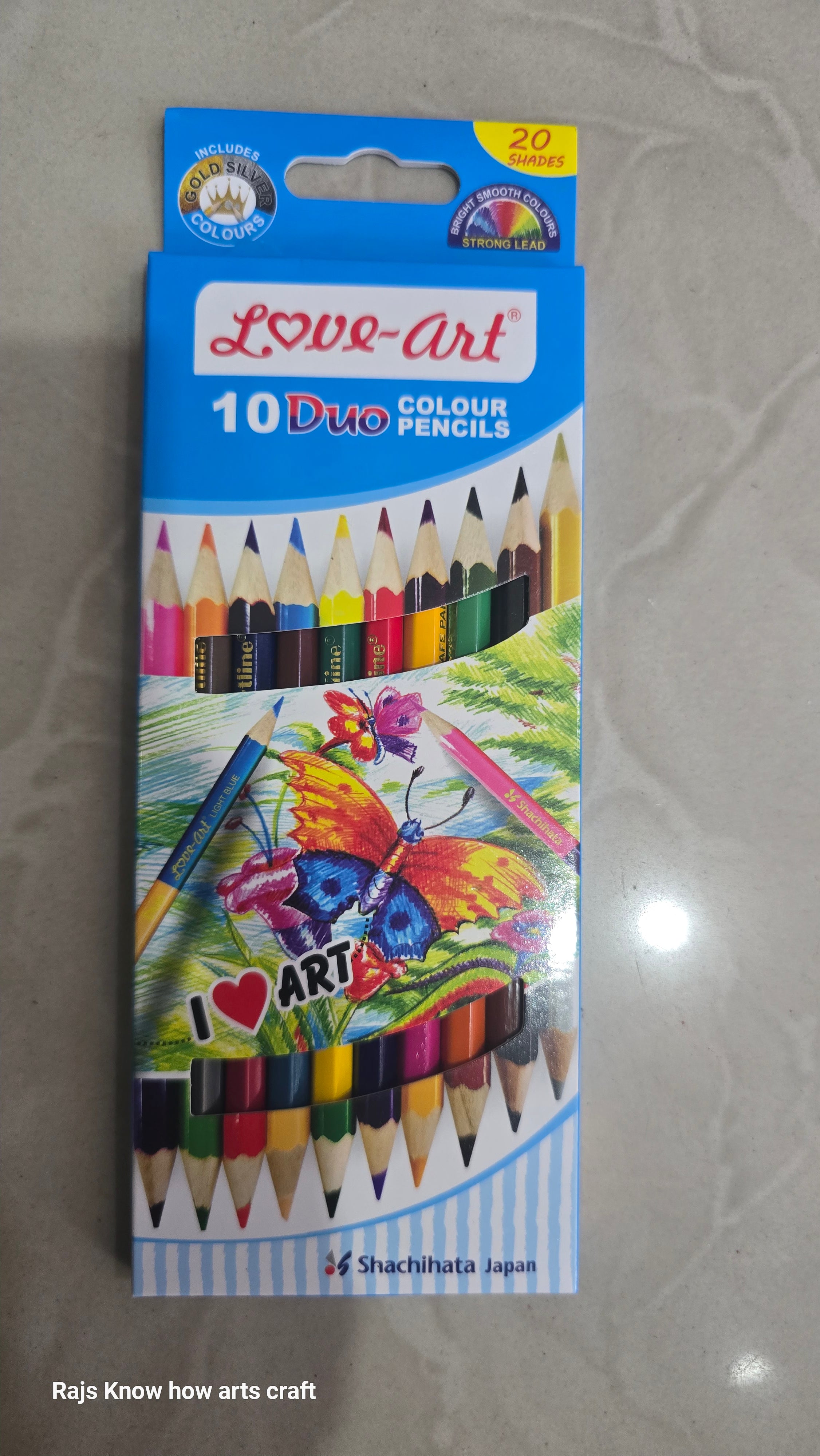 Artline 10 duo color pencil 20 shades -get 10 percent oflff