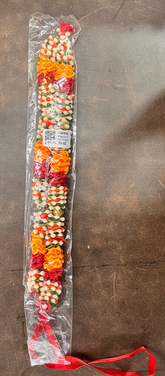 Doll garland maalai 8 inch assorted 1 color