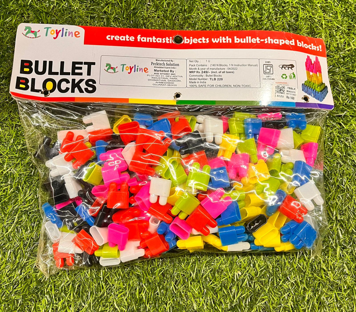 Toyline Building bullet Blocks for kids playing 1 pack_TBBLK ...