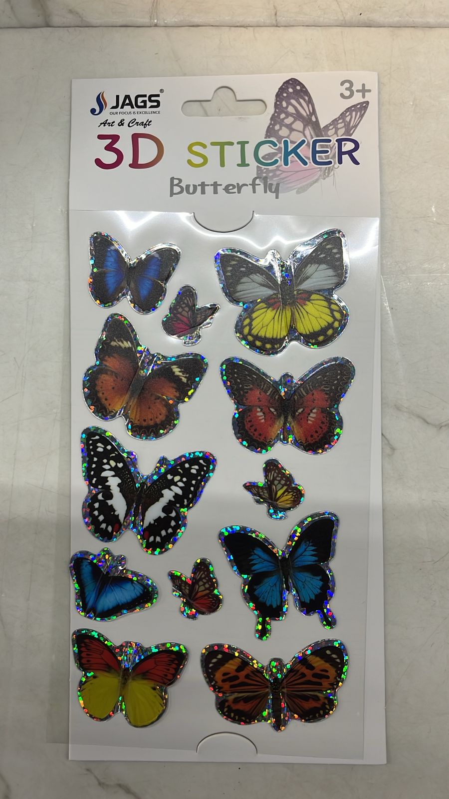 S 3D Butterflysticker_3DBST