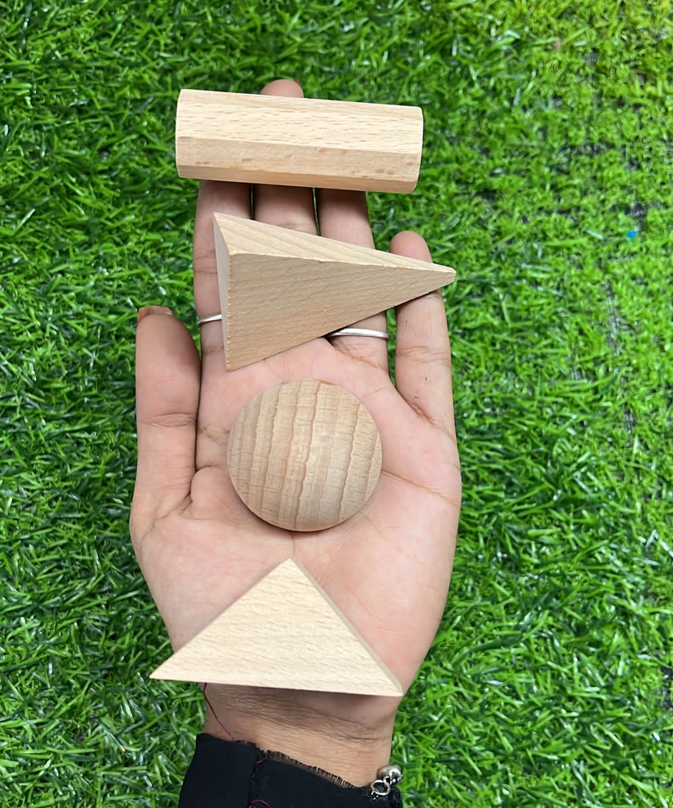 Wooden Geomatric 15 shapes  pack-1