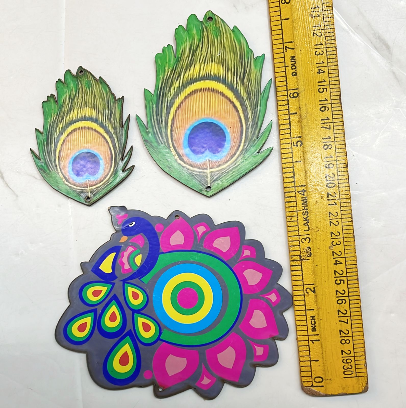 Peacock  wooden cutout-1pack/PKCT