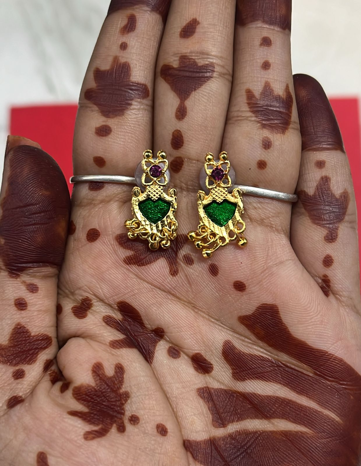 Green Neklace 7 leaf 1 pack-GNCL