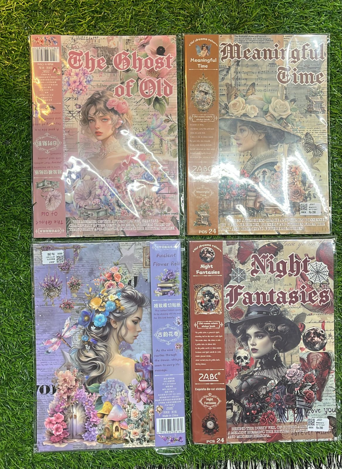 Journal old ream diy cut sticker book