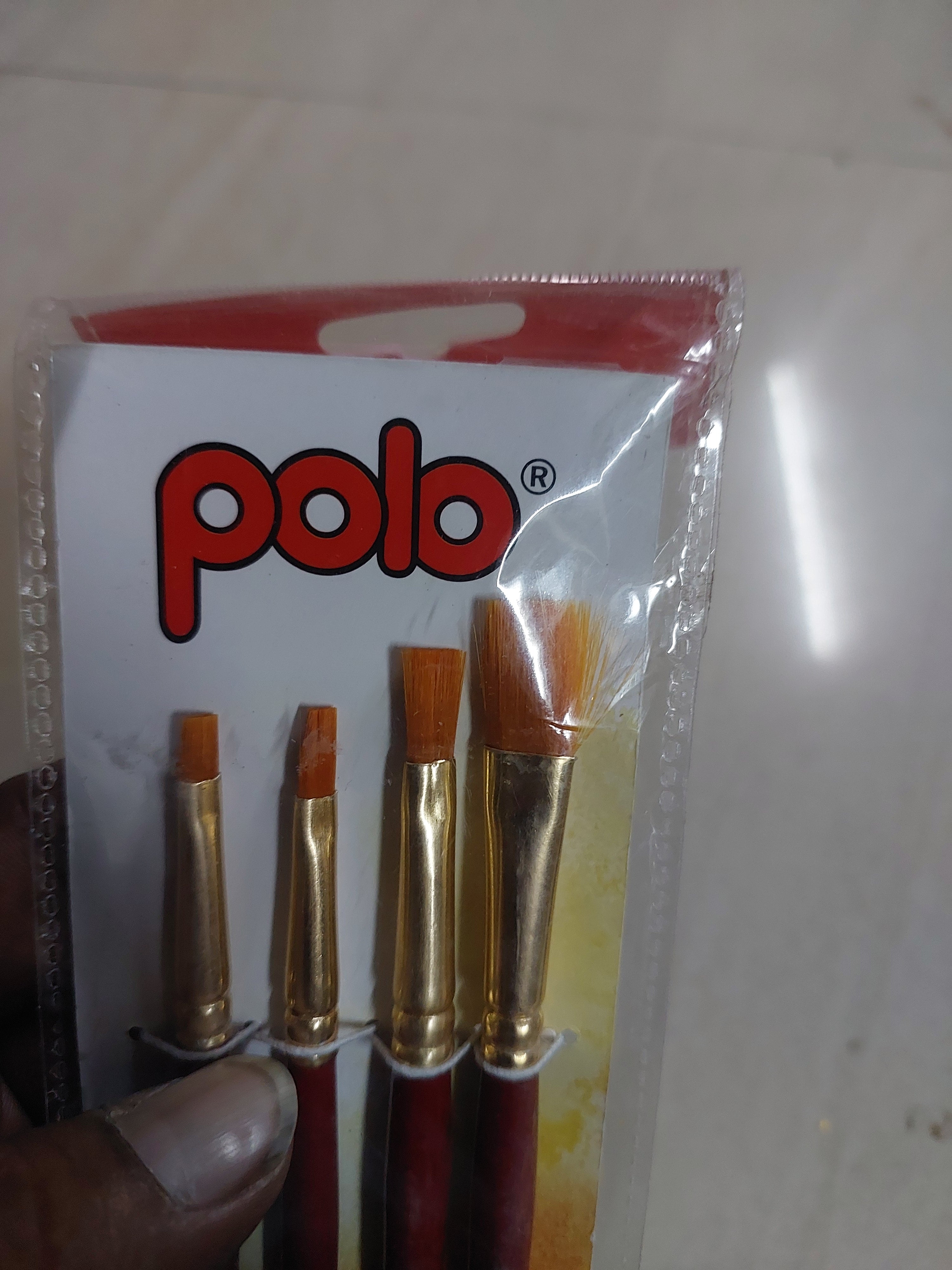 Polo 4 in 1 Flat Brush set - 1 set