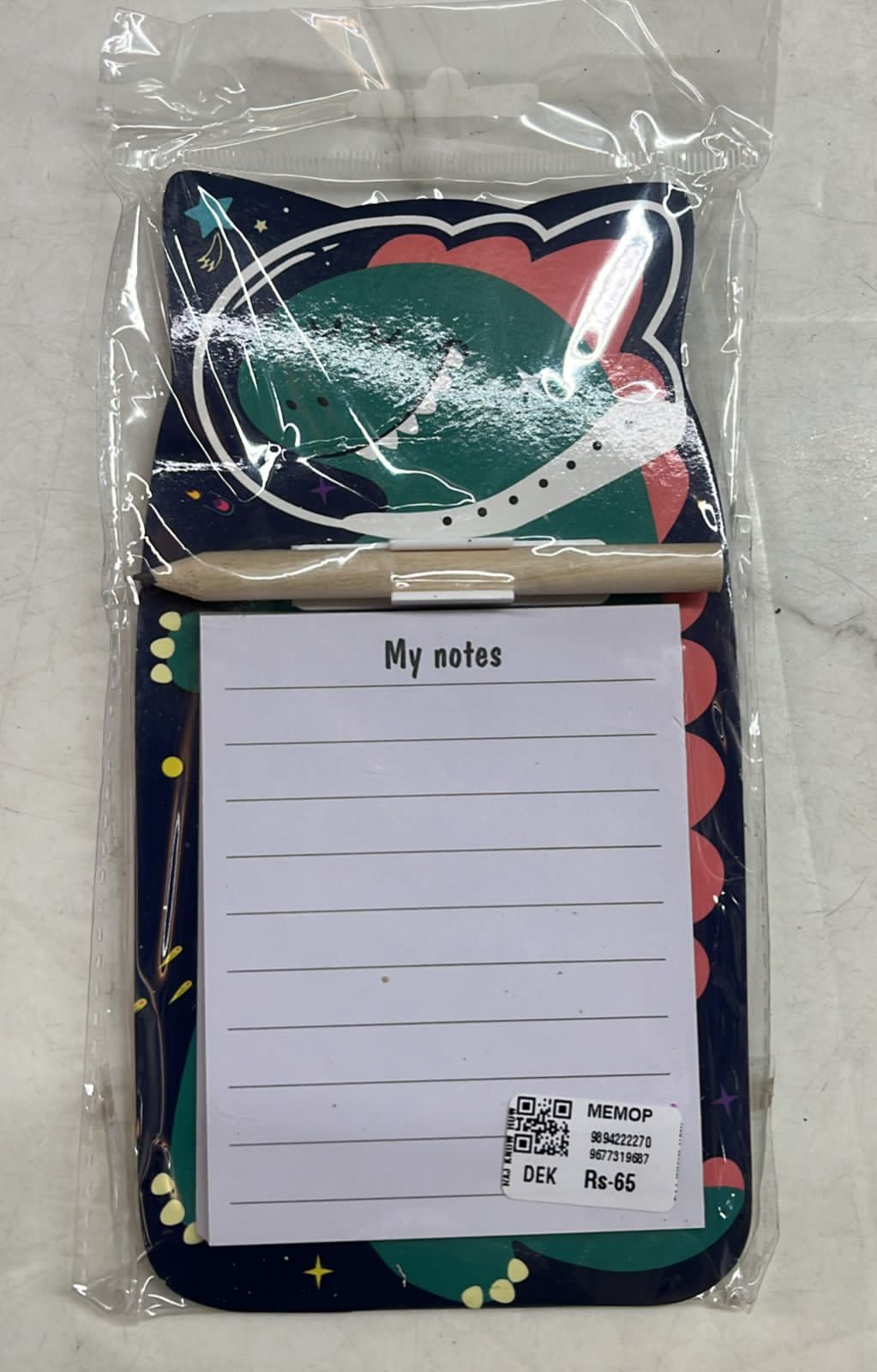 Memo Pad 1 piece-MEMOP