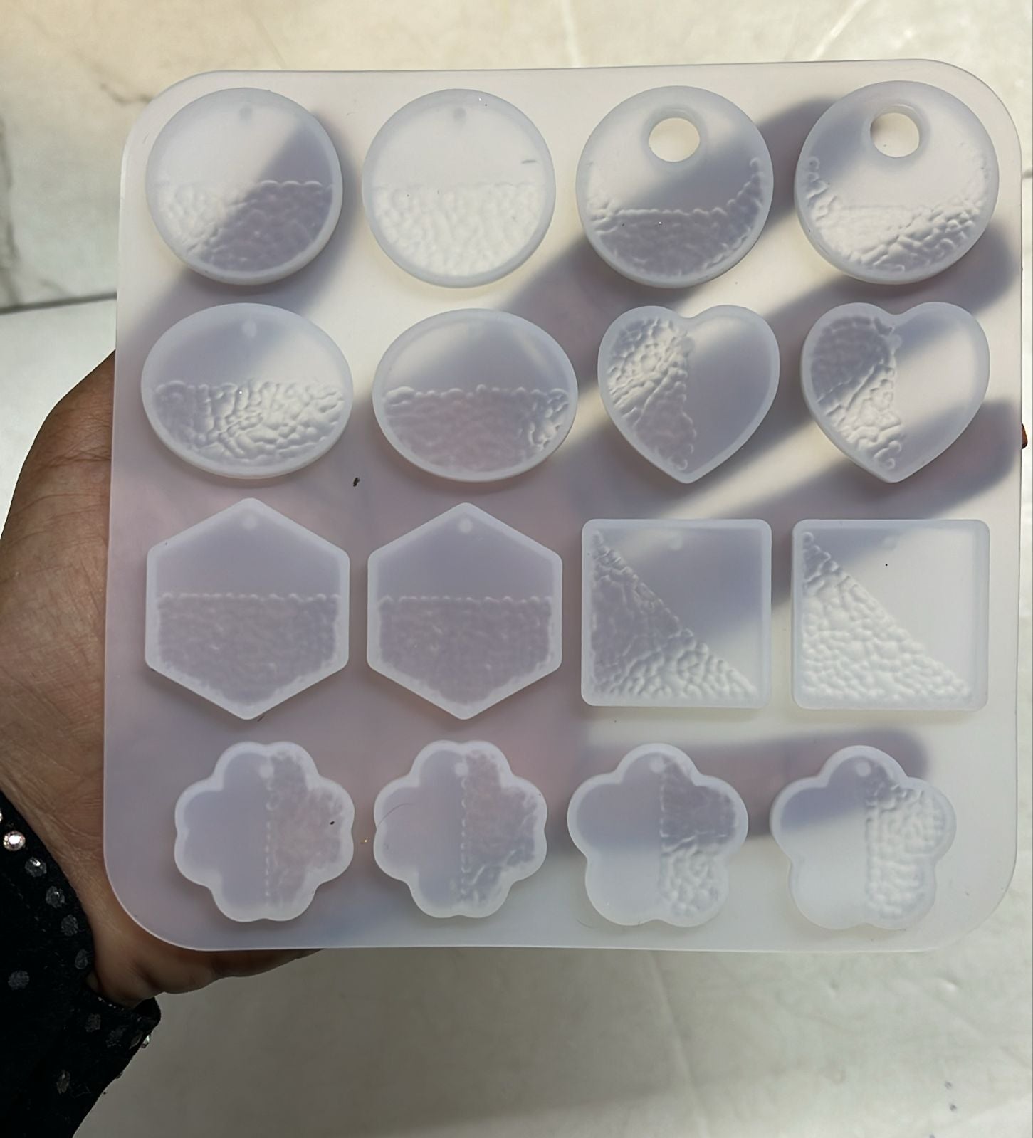 16 in 1 cavity half wavy mold 1PIECE -16CHWM