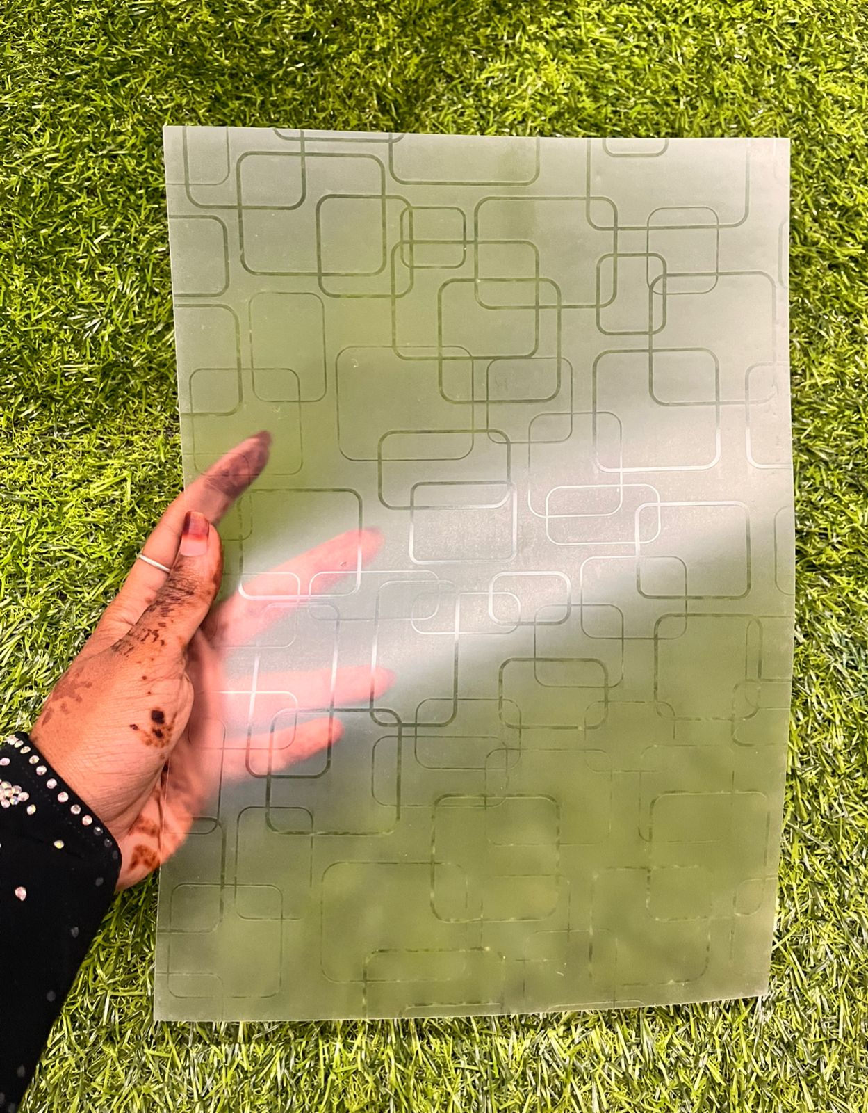 Design plastic sheet a4 size 10 piece