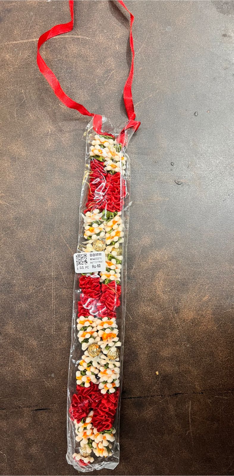 Doll garland maalai 8 inch assorted 1 color