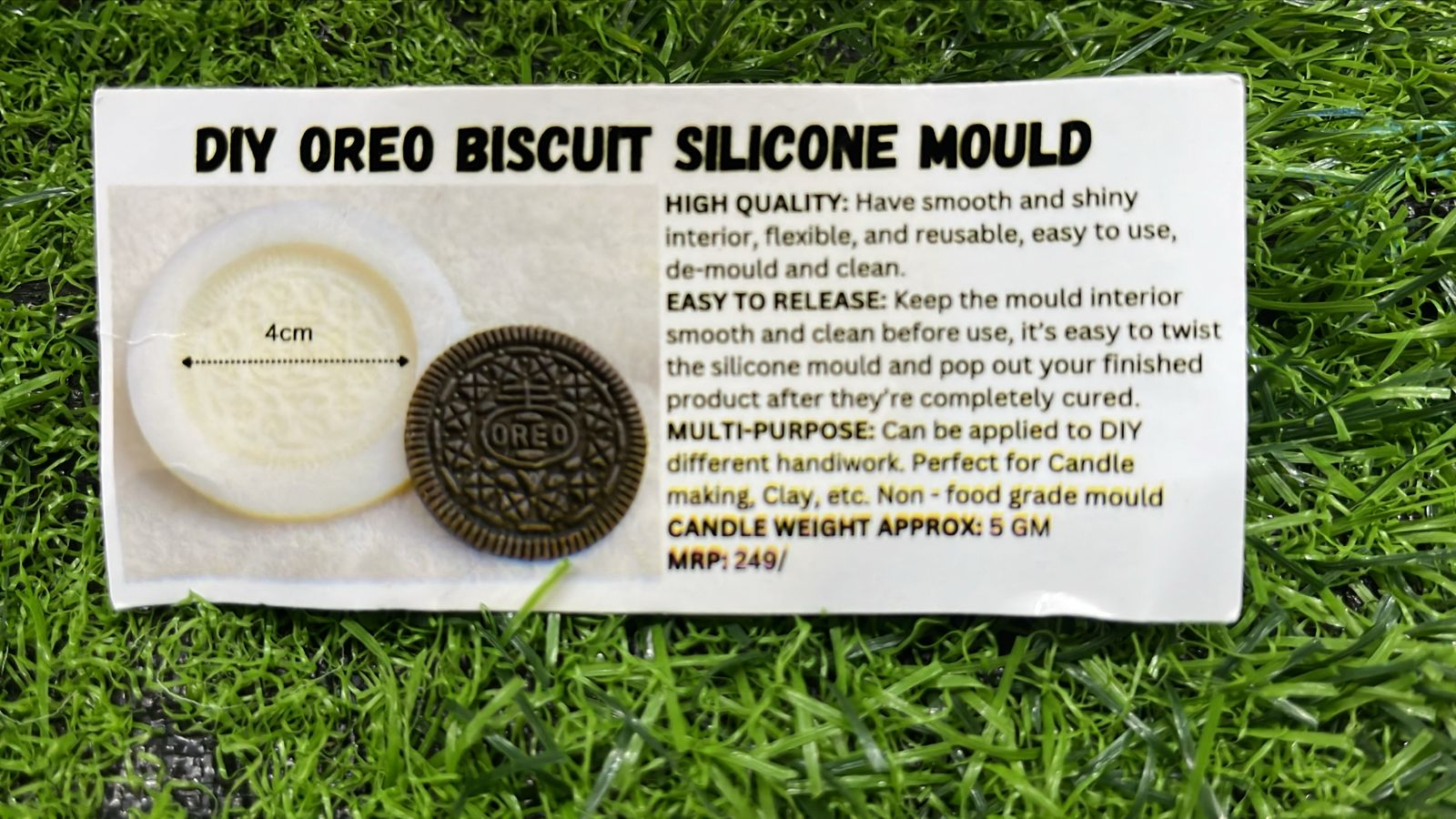 Diy Oreo Biscuit silicon Mold -OREMO