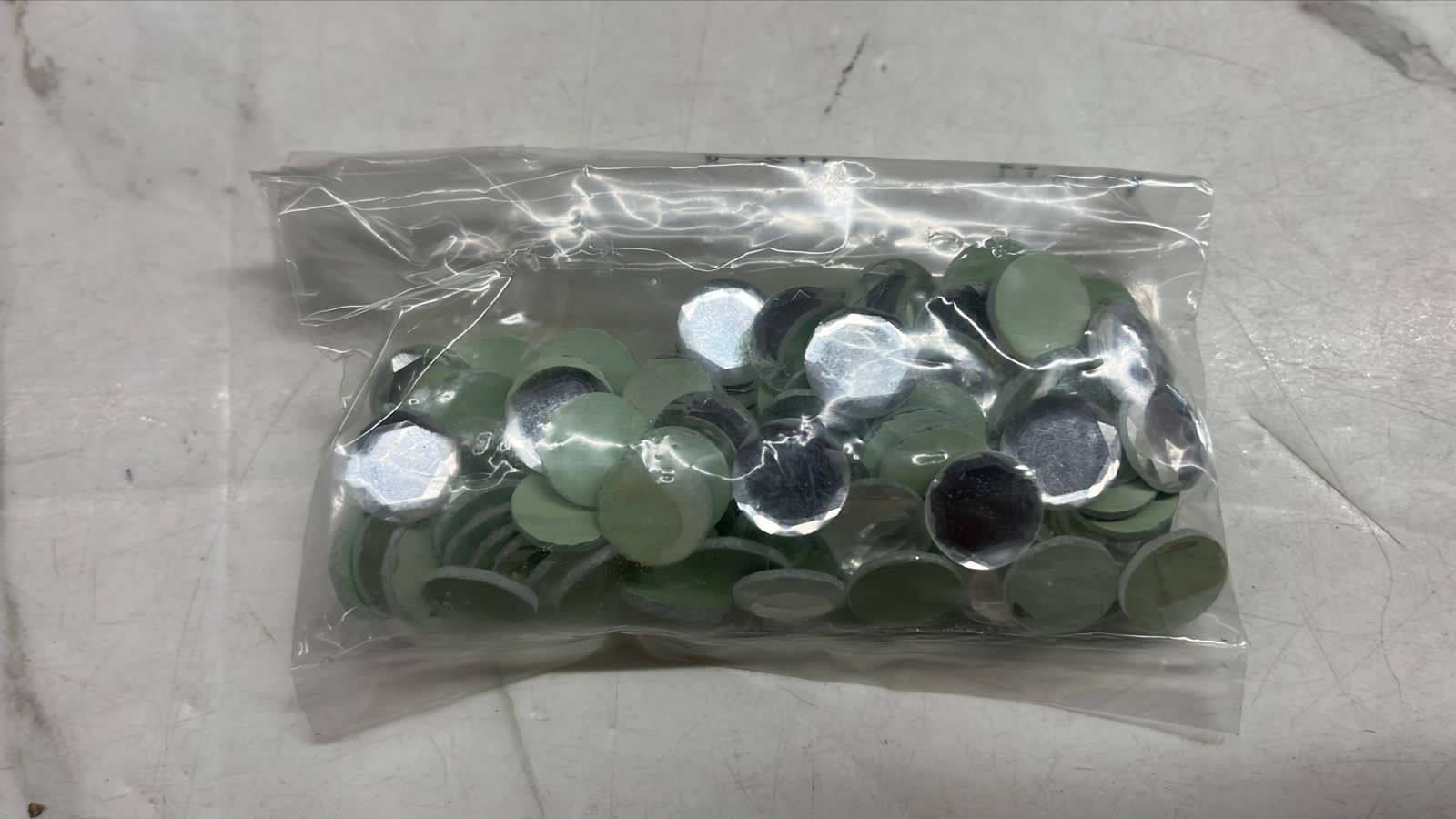 Grey cut roundTanjore Painting Jaipur Kundan stones-50 stones in a pack