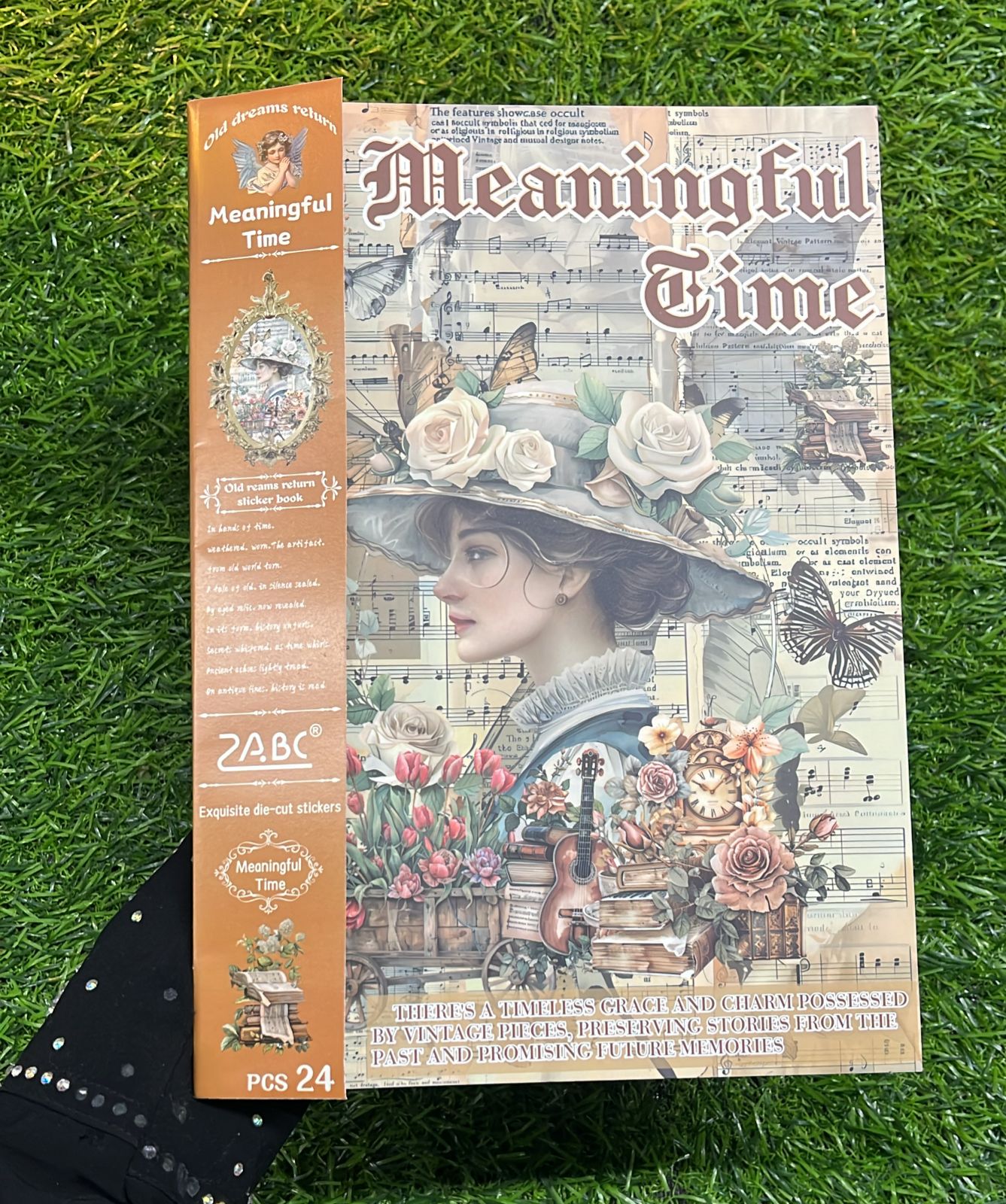 Journal old ream diy cut sticker book