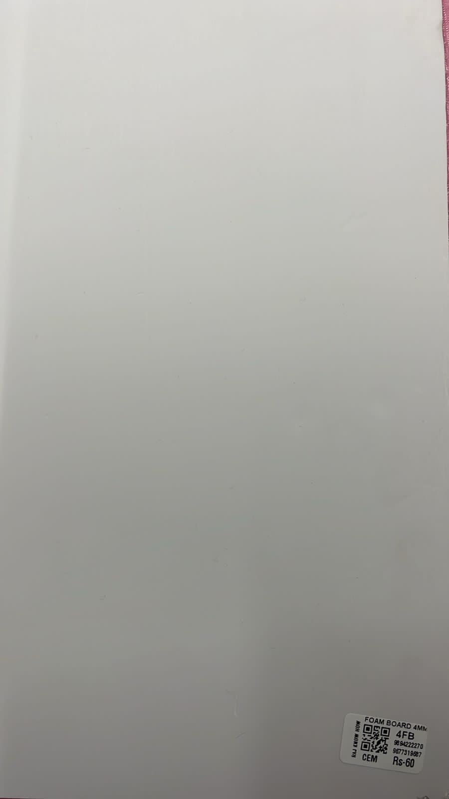 Foam Board for craft project- 4 piece PACK