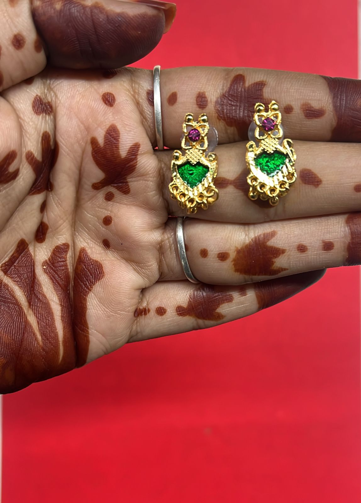 Green Neklace 5 leaf 1 pack-GNCL5