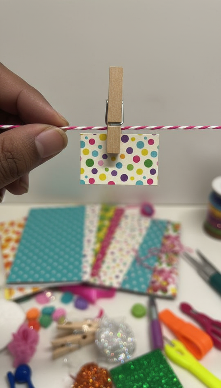 Wooden clip natural colour 3 sizes-50 piece pack